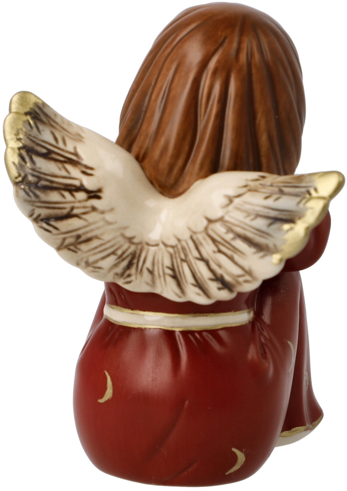 Goebel Engelfigur »Himmelsboten, Weihnachtsdeko Engelchen Verträumtes Steingut, rot«, bequem - Engel kaufen