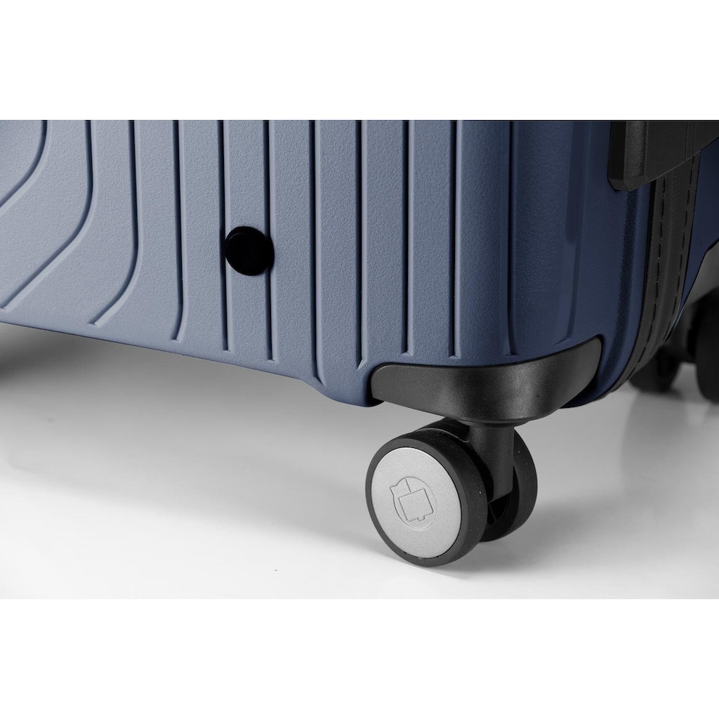 Hauptstadtkoffer Hartschalen-Trolley »TXL, 66 cm, dunkelblau«, 4 Rollen