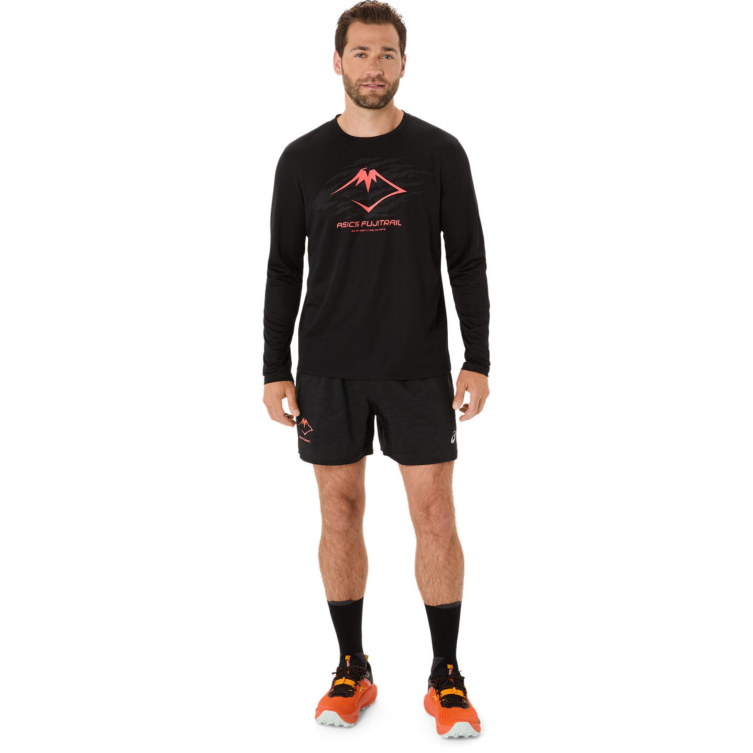 Asics Laufshorts »FUJITRAIL ALL OVER PRINT 5IN SHORT«