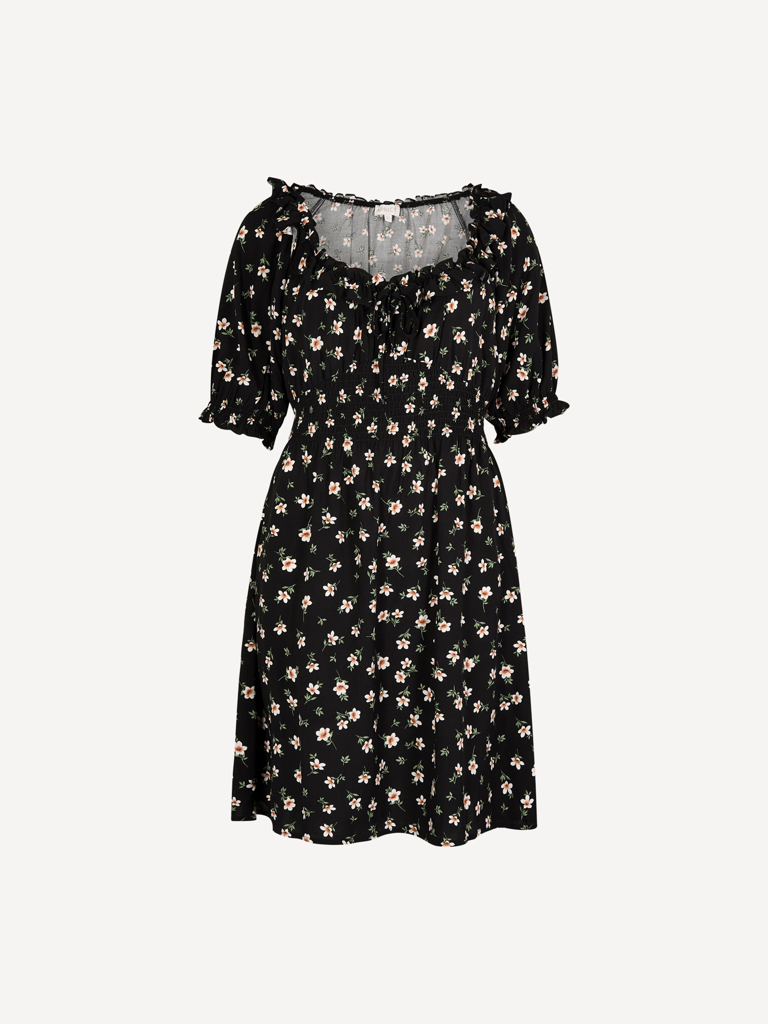 Apricot Minikleid »Minikleid« mit Blumenrüschen
