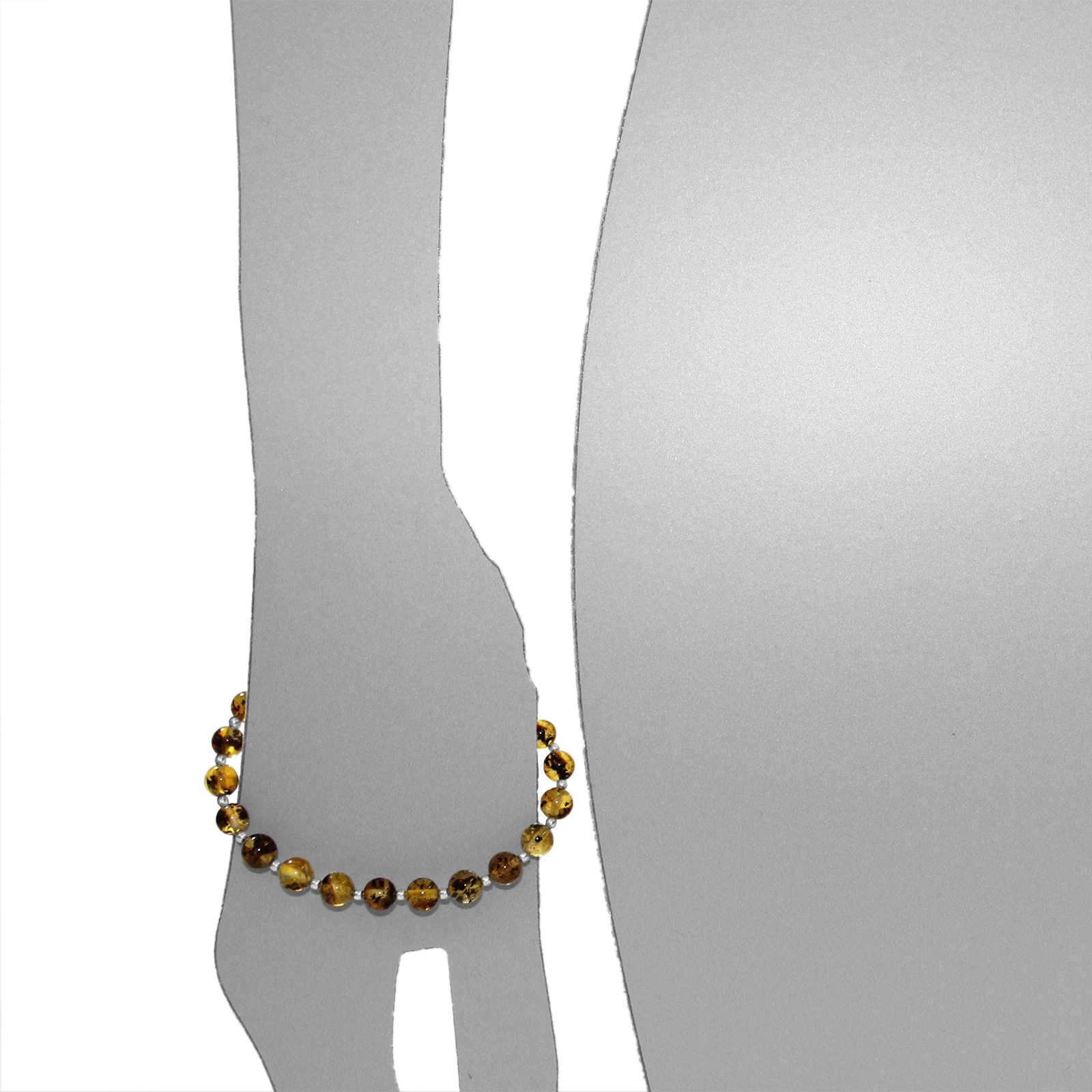 OSTSEE-SCHMUCK Armband »- Andrine - Silber 925/000 - Bernstein«