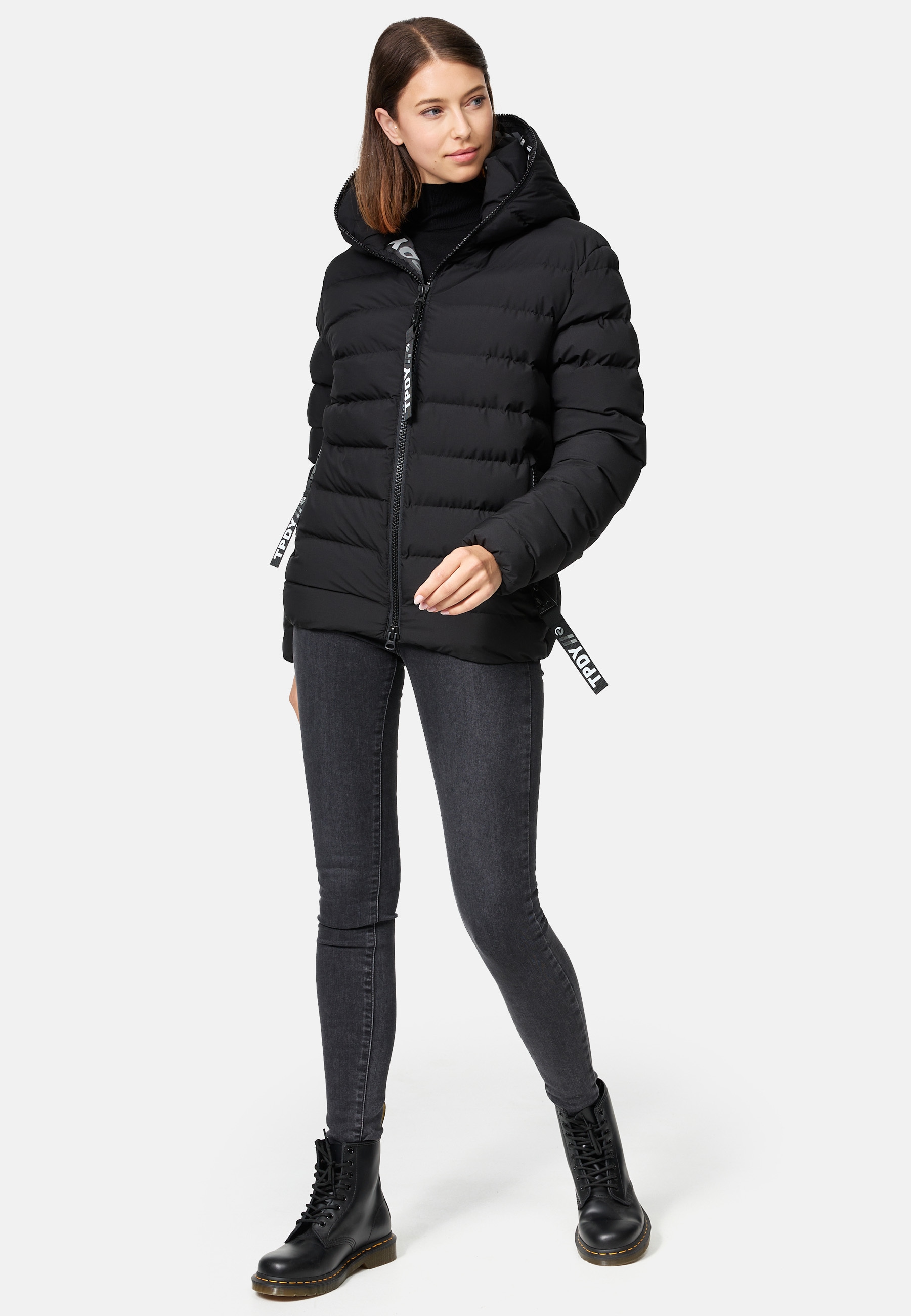 trueprodigy Winterjacke »Neo F Reflektierender Innenkragen« mit Kapuze