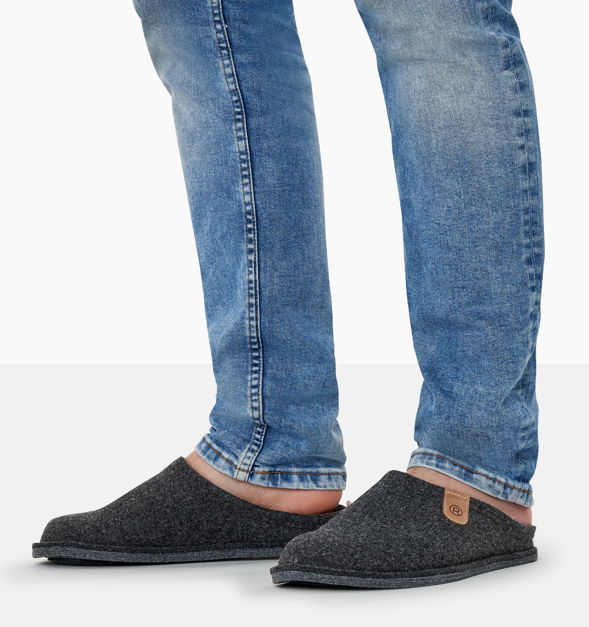 Rohde Pantoffel »LUCCA-H«  mit herausnehmbarer Leder-Innensohle, Weite G