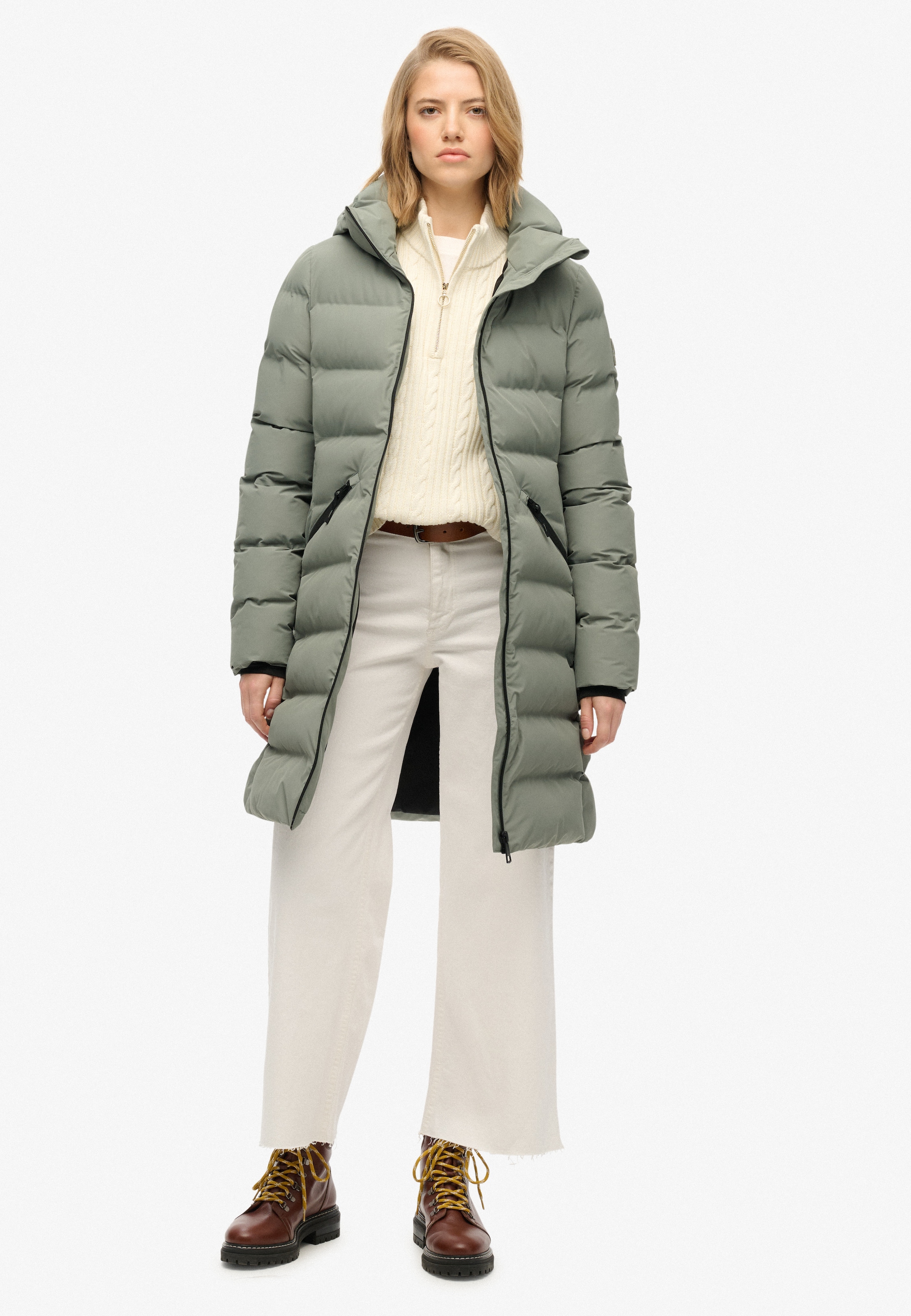 Superdry Steppjacke »CITY MID PADDED JACKET«, mit Kapuze