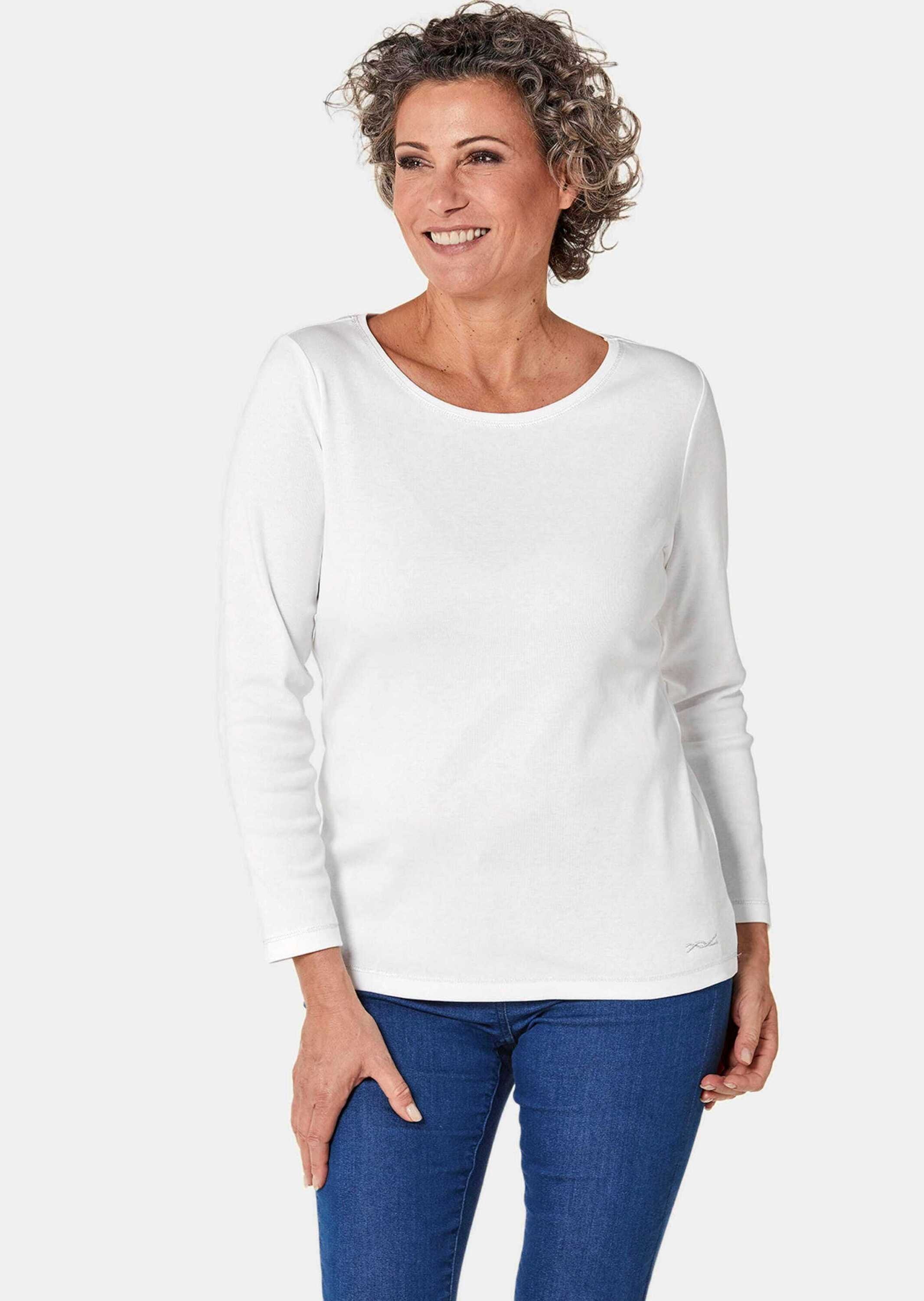 GOLDNER Kurzarmshirt »Basic T-Shirt aus reiner Baumwolle«