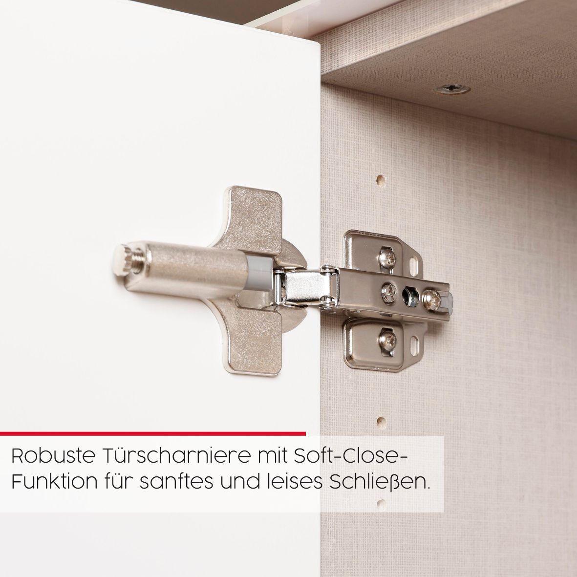 rauch Nachtkommode »Nachttisch Nachtschrank Nachtkonsole FLIPP mit Glasfront« Breite 40 cm,  mit 3 Schubladen und Soft-Close-Funktion, Oberboden und Front Glas