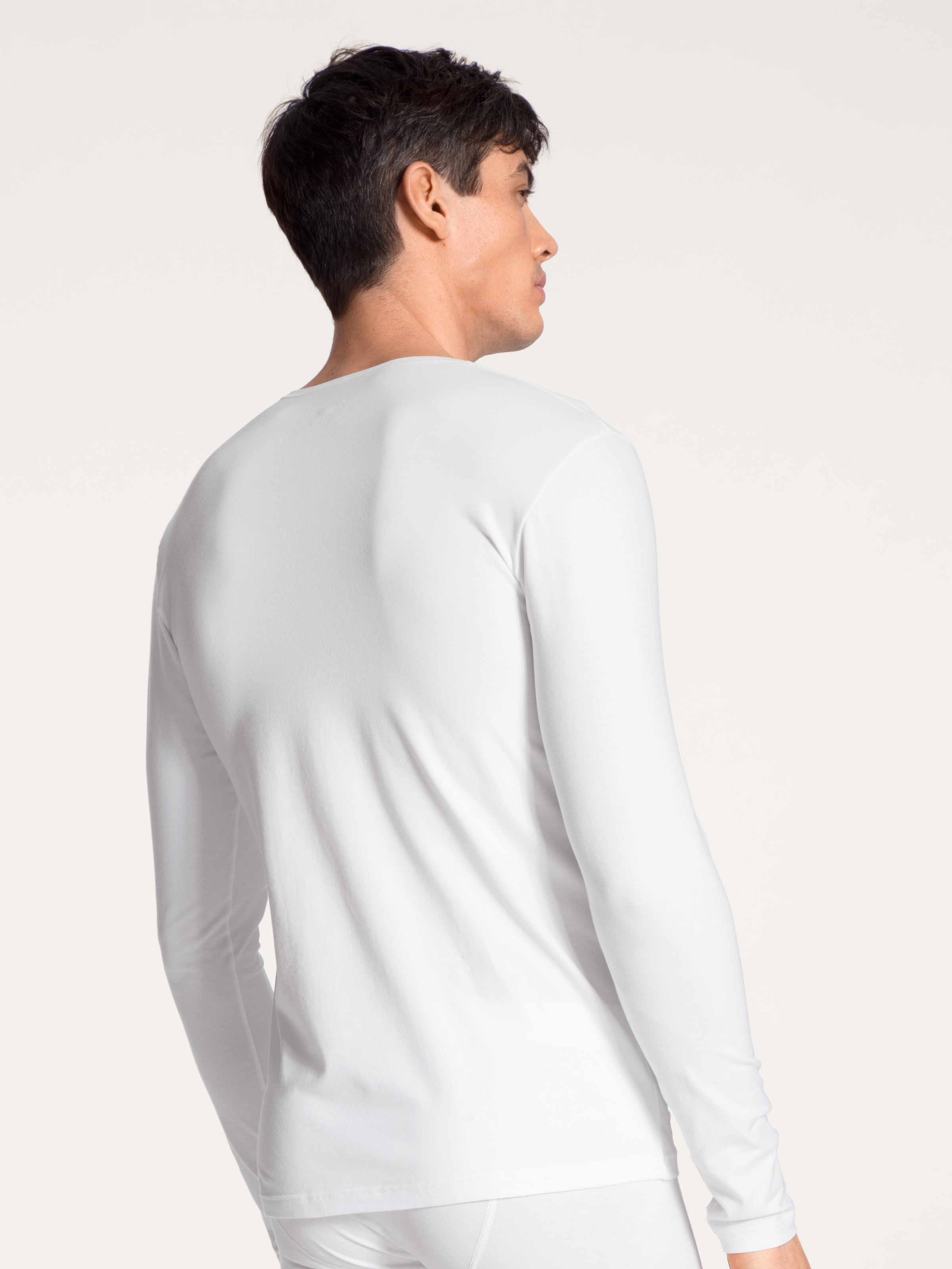 CALIDA Langarmshirt »Cotton Code«, mit Rundhalsausschnitt