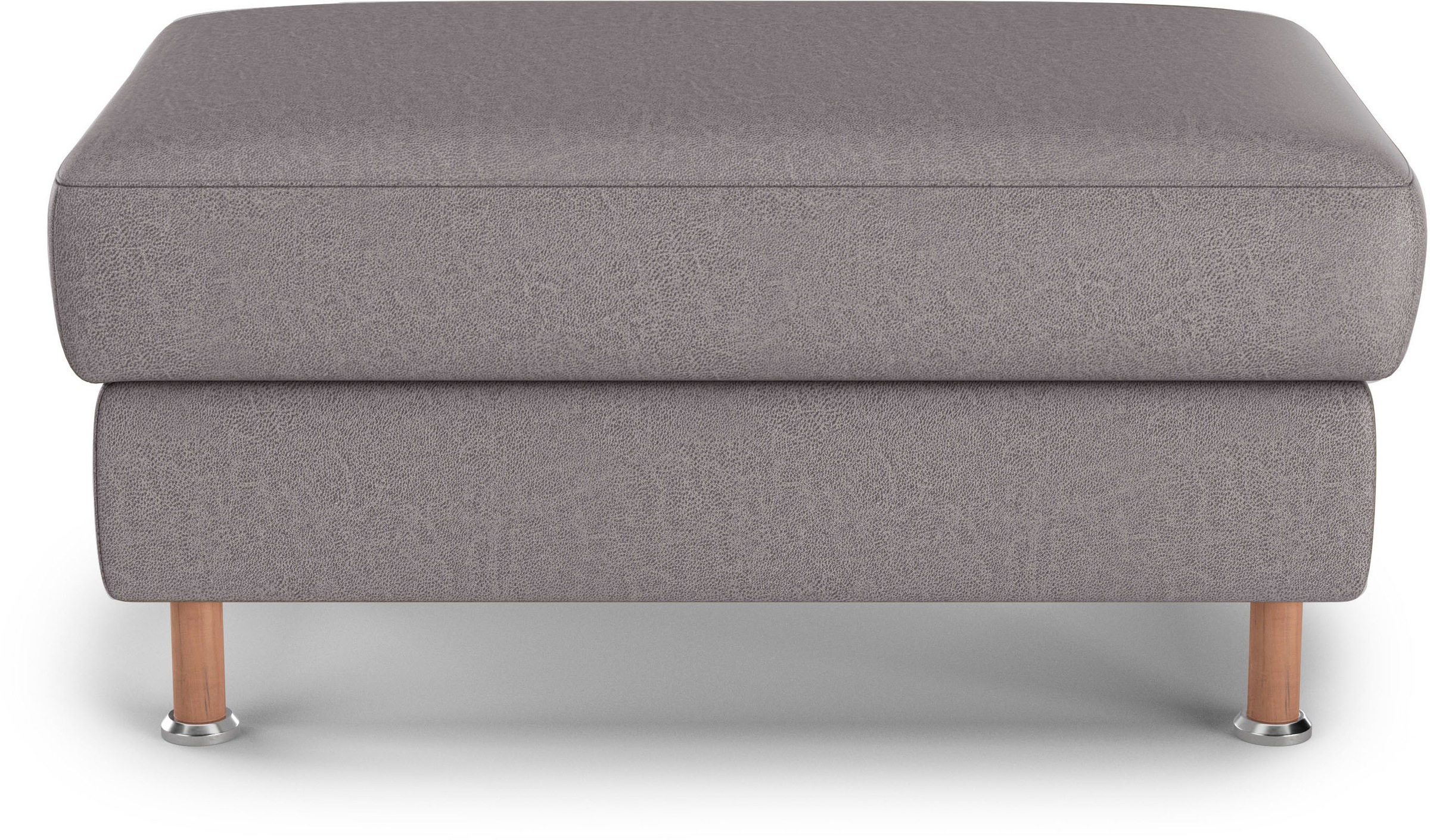 Home affaire Polsterhocker »Calypso«, Holzfuesse mit Metallteller