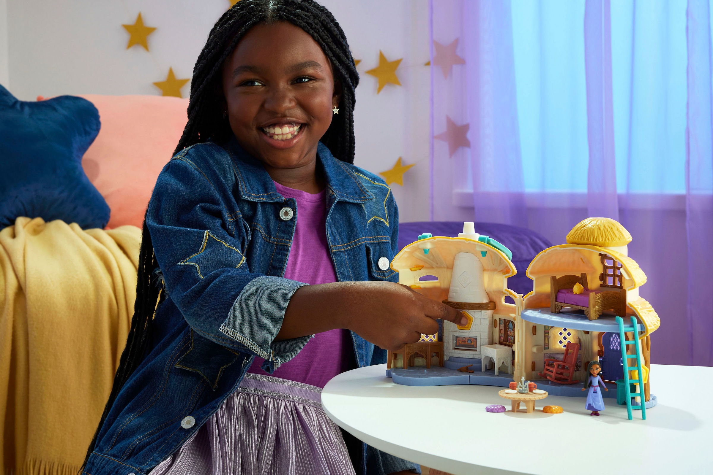 Mattel® Spielwelt »Disney Wish, Asha von Rosas Cottage«, inklusive Minipuppe