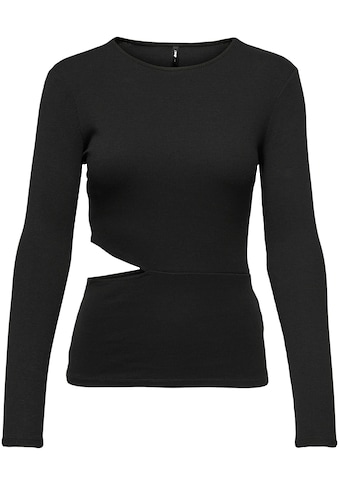 Only Langarmshirt »ONLINA L/S CUT OUT TOP« kaufen