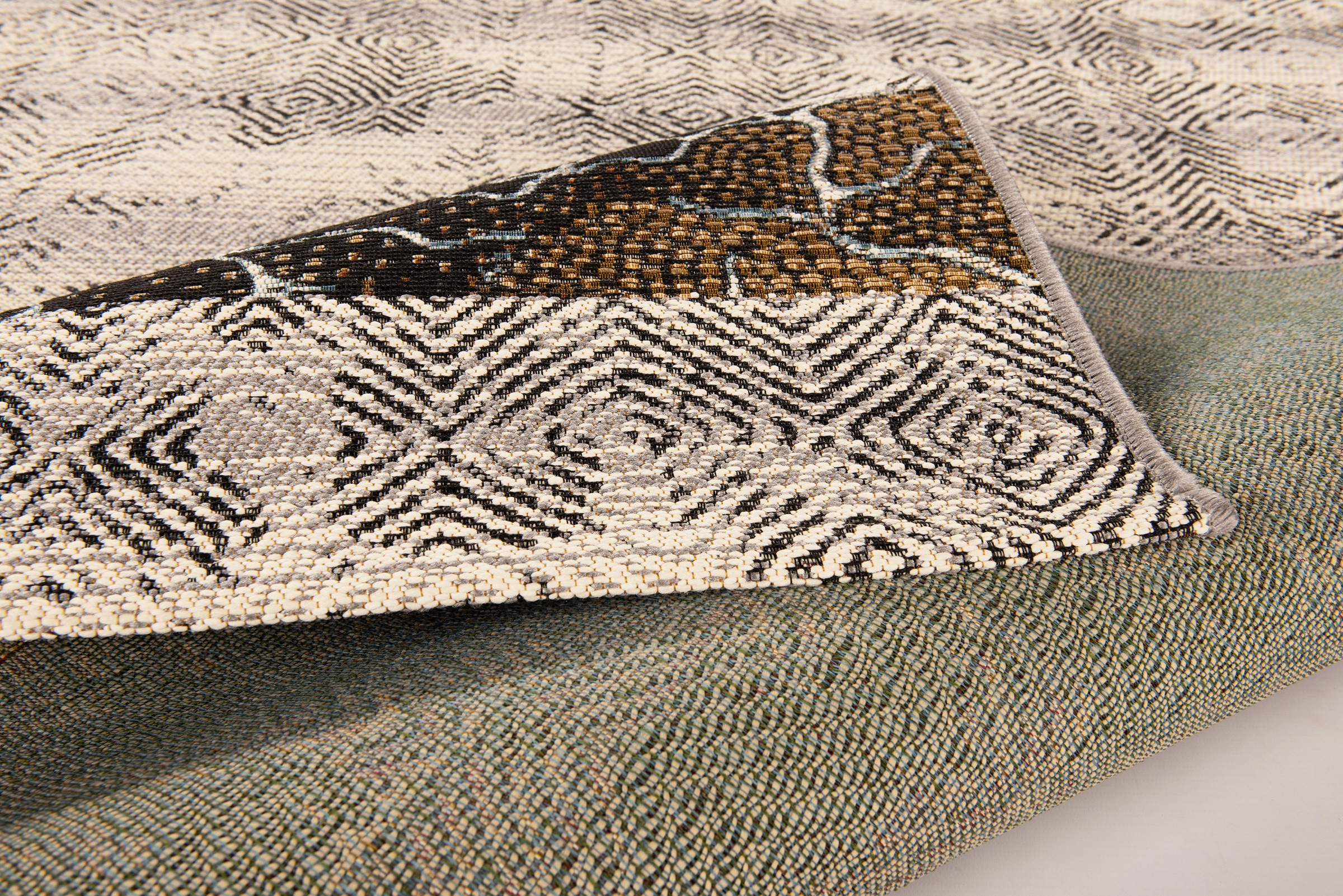 Gino Falcone Teppich »Outdoor-Africa 43« rechteckig 5 mm Höhe Flachgewebe, In- und Outdoor geeignet, Wohnzimmer