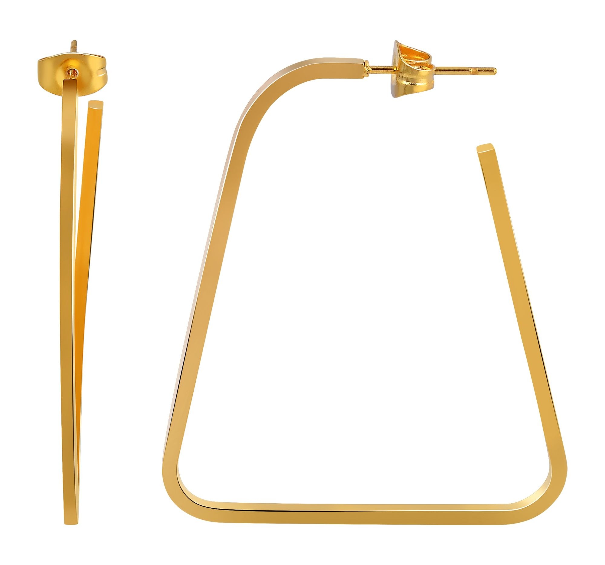 Adelia´s Paar Ohrstecker »Edelstahl Ohrringe Ohrstecker« goldfarben