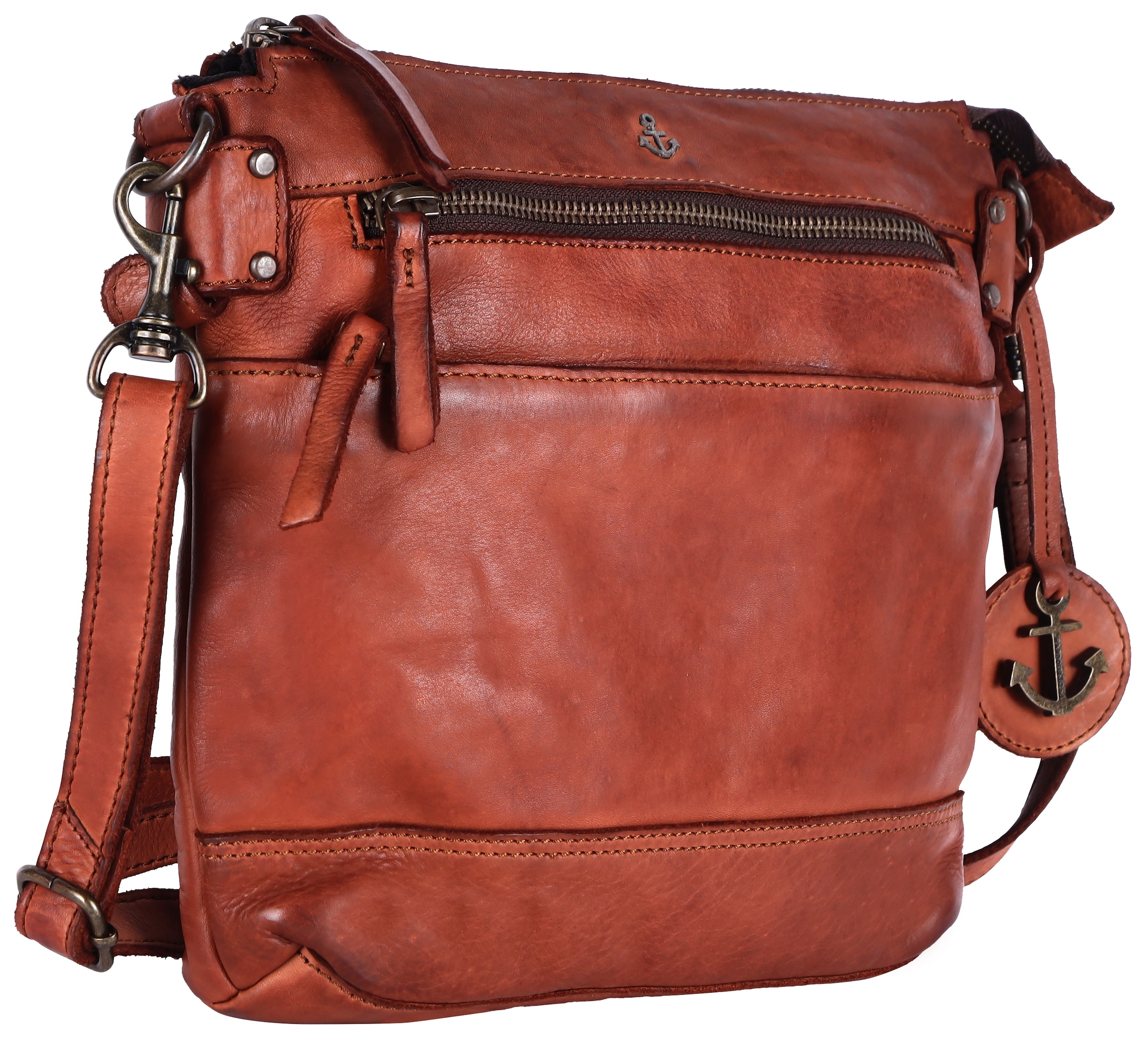 HARBOUR 2nd Handtasche »Isalie2« Umhängetasche, Schultertasche, Tragetasche Anker Anhänger