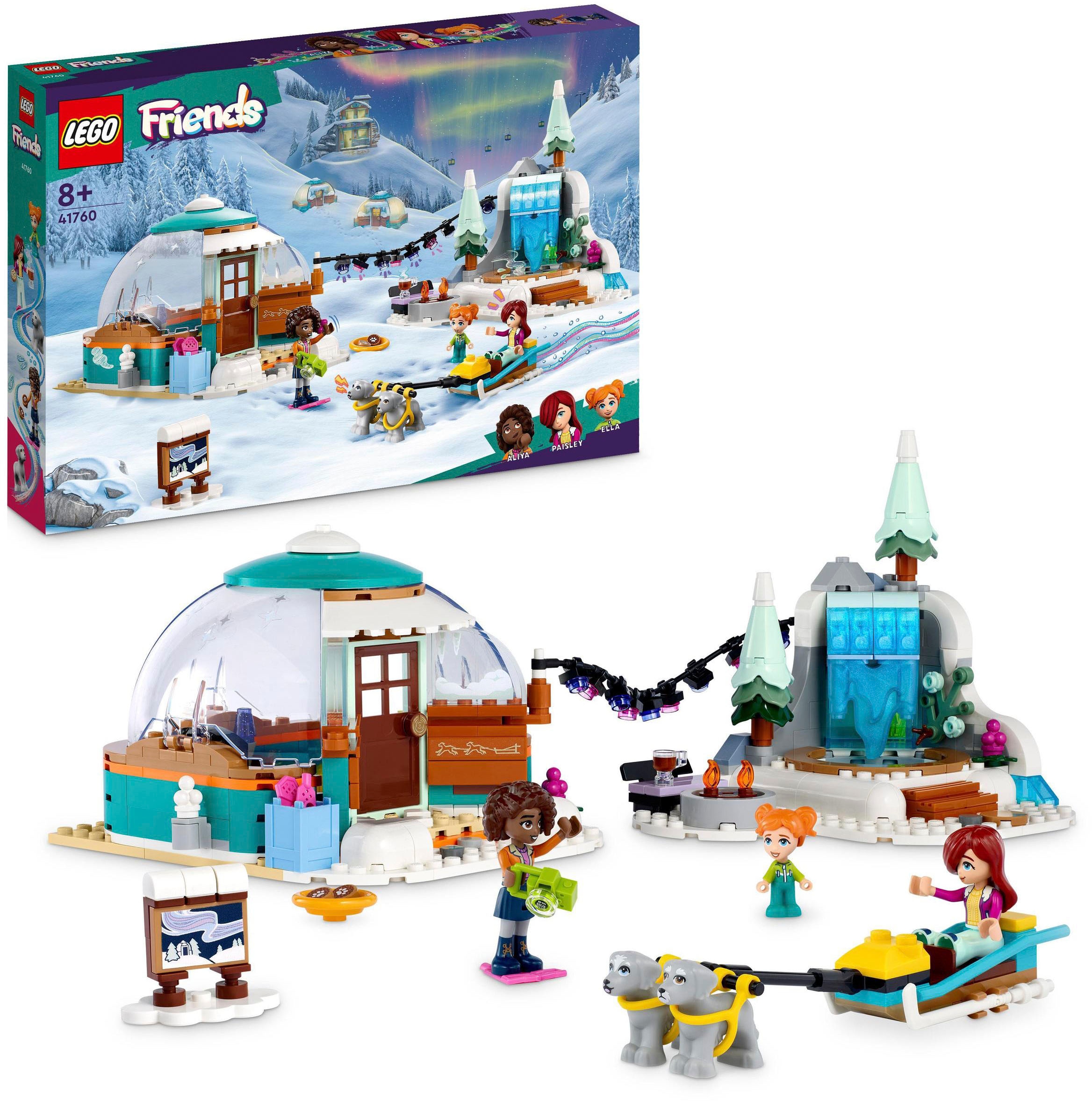 Konstruktionsspielsteine »Ferien im Iglu (41760), LEGO® Friends«, (491 St.), Made in...