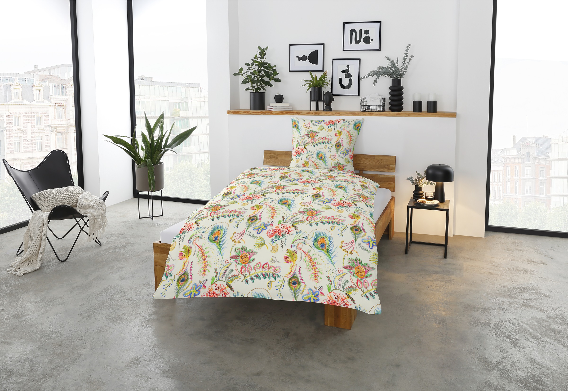 CASATEX Bettwäsche »Clarissa«, frische Farben, verspieltes Design