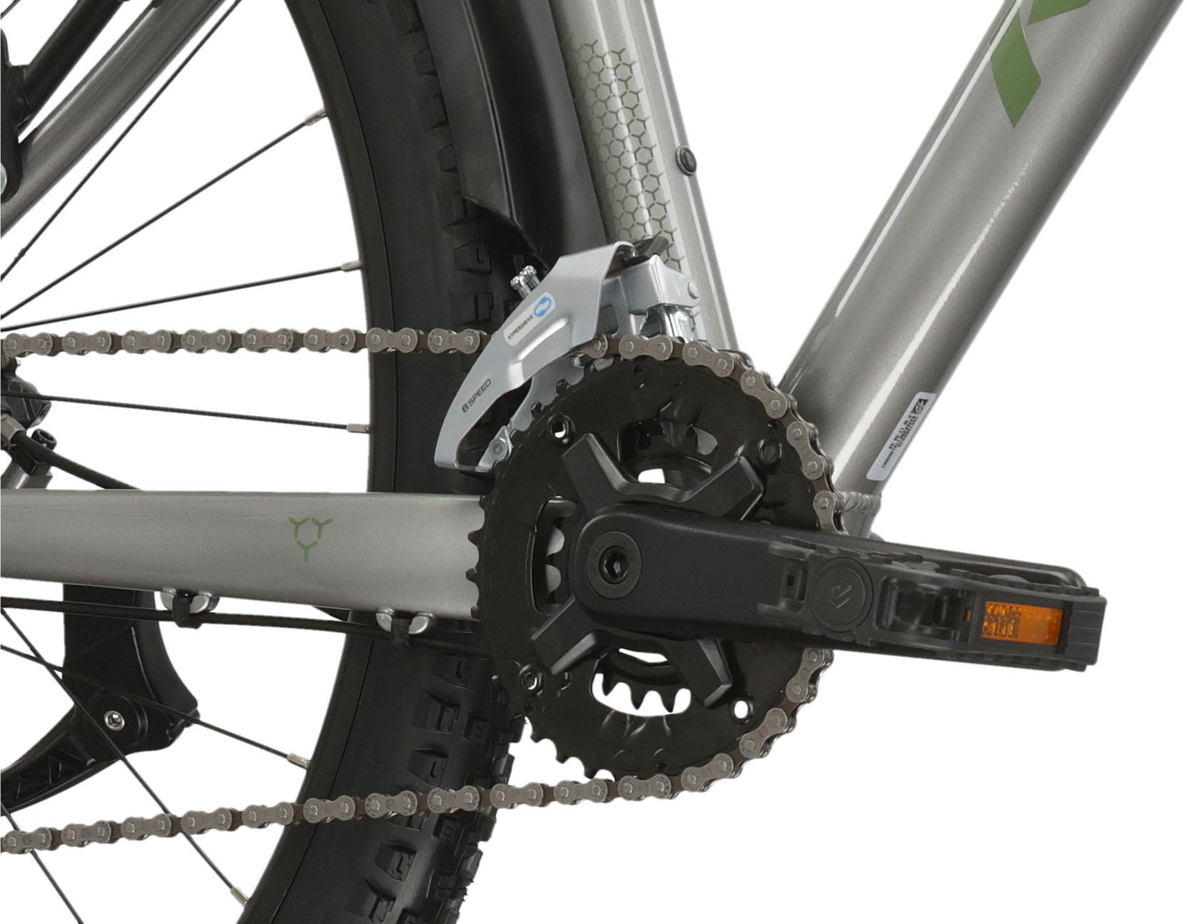 Kross Mountainbike »KROSS MTB Hardtail Hexagon 4.0 29" silber«, 16 Gang, Shimano, ACERA M3020 Schaltwerk, Kettenschaltung