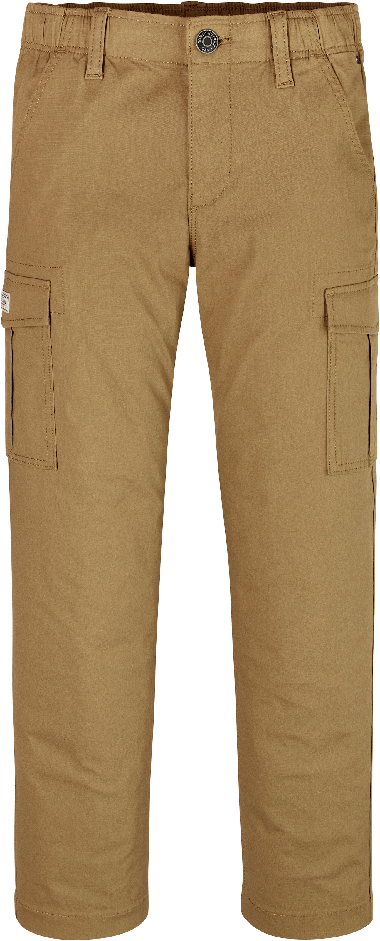 Tommy Hilfiger Webhose »CARGO WOVEN PANTS«, Kinder bis 16 Jahre, Cargotaschen, elastischer Taillenbund