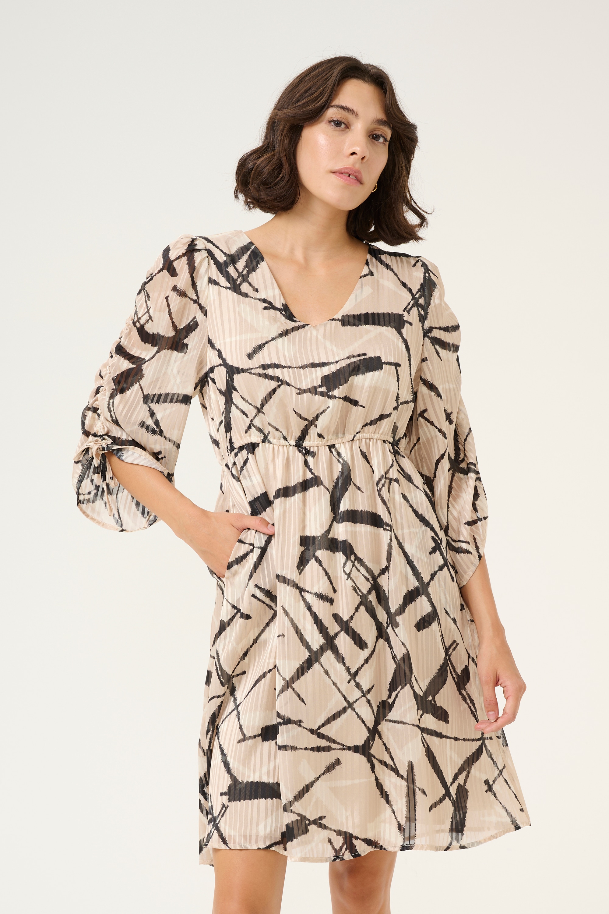 KAFFE Midikleid »Damen Kleid KAarchy«