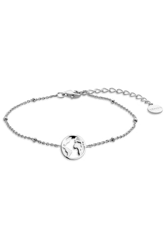 Silberarmband »Happy Hour, Weltkugel, XS2986«