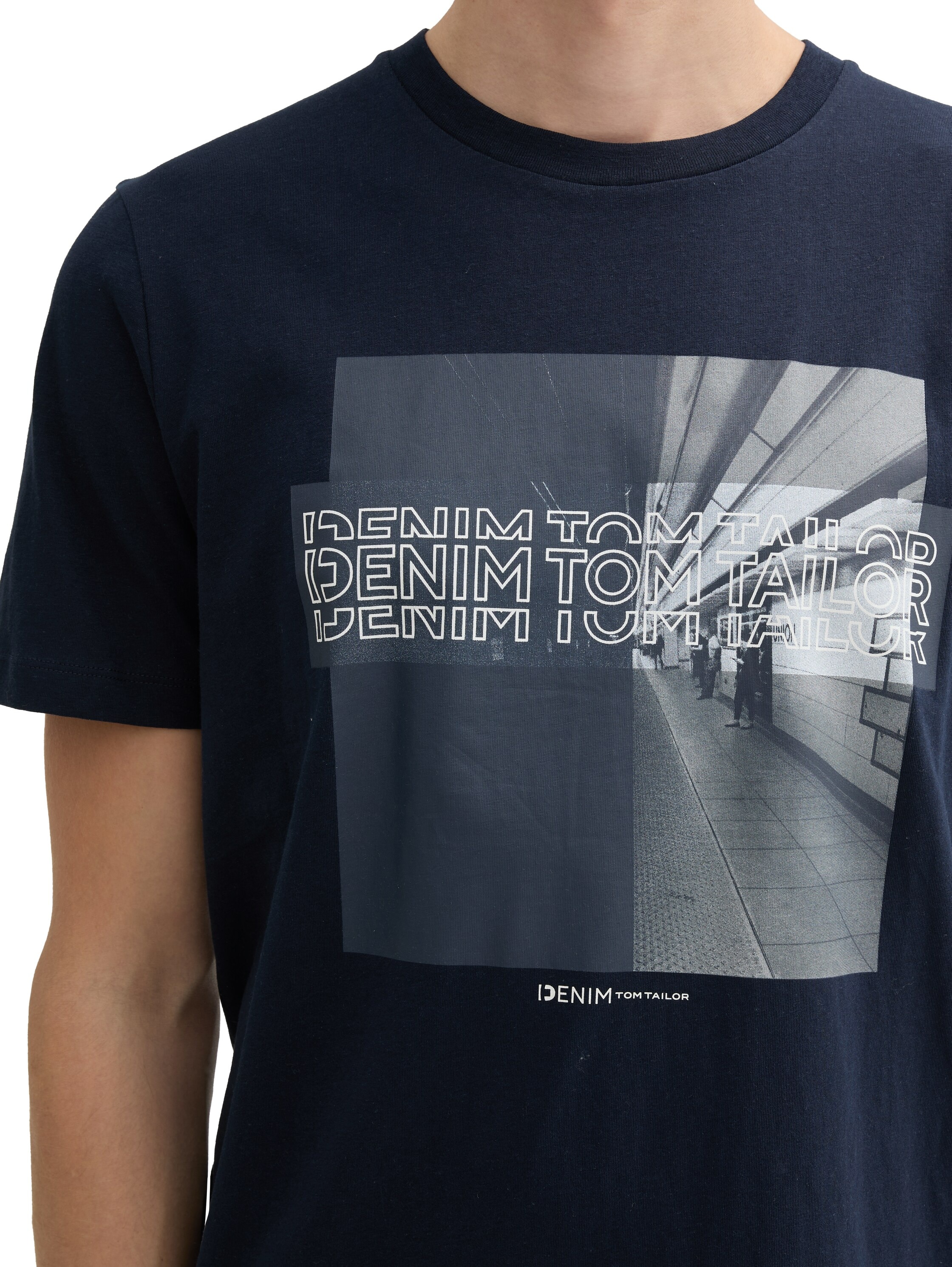 TOM TAILOR Denim Print-Shirt, mit Frontprint