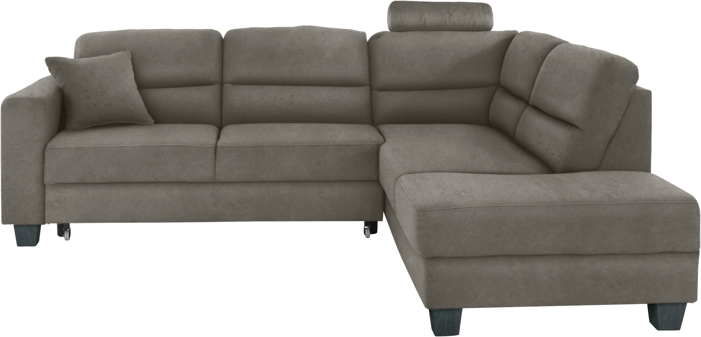 TRENDMANUFAKTUR Ecksofa »Chamber, zeitlos und modern, hoher Sitzkomfort, L-Form«, wahlweise mit Schlaffunktion