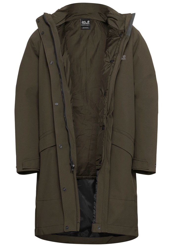 Jack Wolfskin 3-in-1-Funktionsmantel »WINTERDUNE 3IN1 COAT W«, 3in1, wasserdicht, Übergangsjacke