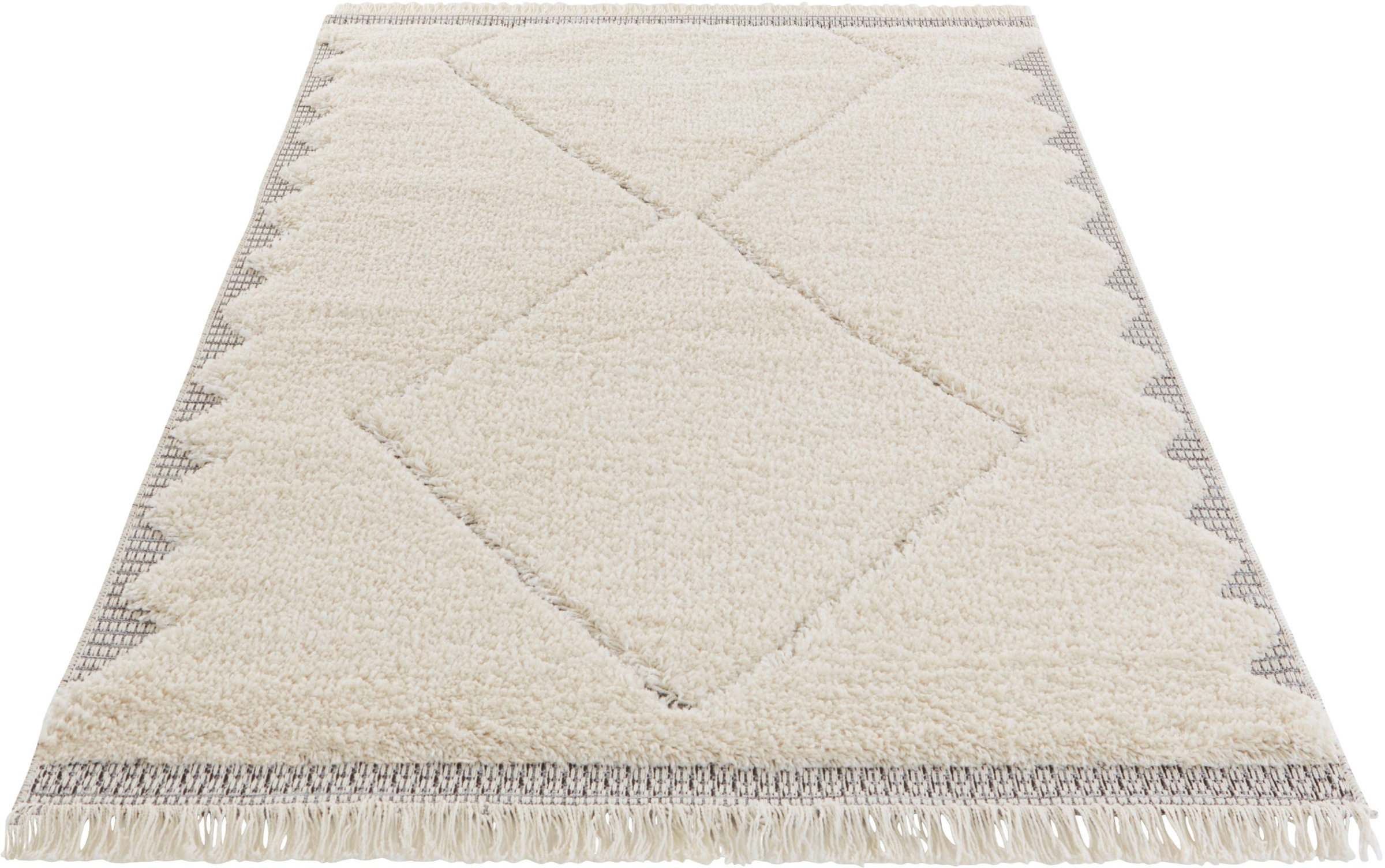 HANSE Home Hochflor-Teppich »Ciret«, rechteckig, Sisal-Optik, Hoch-Tief Struktur,... kaufen