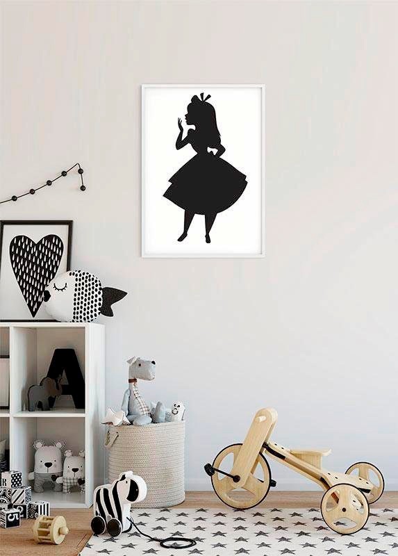 Komar Poster »Alice Silhouette«, Disney, (1 St.), Kinderzimmer, Schlafzimmer,  Wohnzimmer online kaufen | mit 3 Jahren XXL Garantie