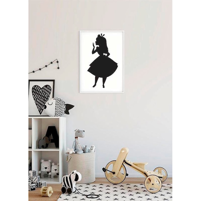 Komar Poster »Alice Silhouette«, Disney, (1 St.), Kinderzimmer, Schlafzimmer,  Wohnzimmer online kaufen | mit 3 Jahren XXL Garantie