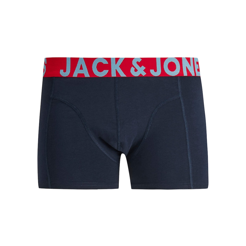 Jack & Jones Junior Boxershorts »JACCRAZY SOLID TRUNKS 3 PACK NOOS JNR«, (Packung, 3 St.)