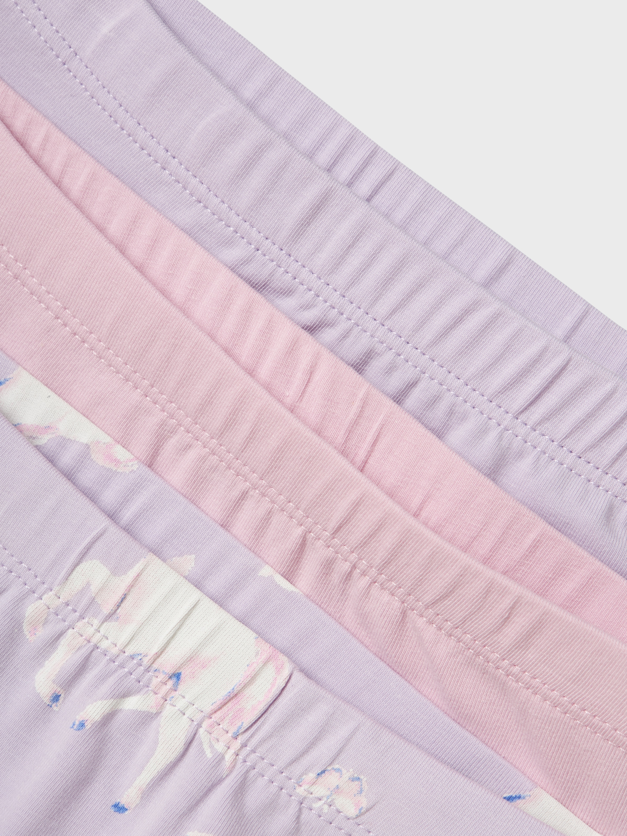 Name It Panty »NMFTIGHTS 3P PASTEL LILAC HORSE NOOS«, (Packung, 3 St.)