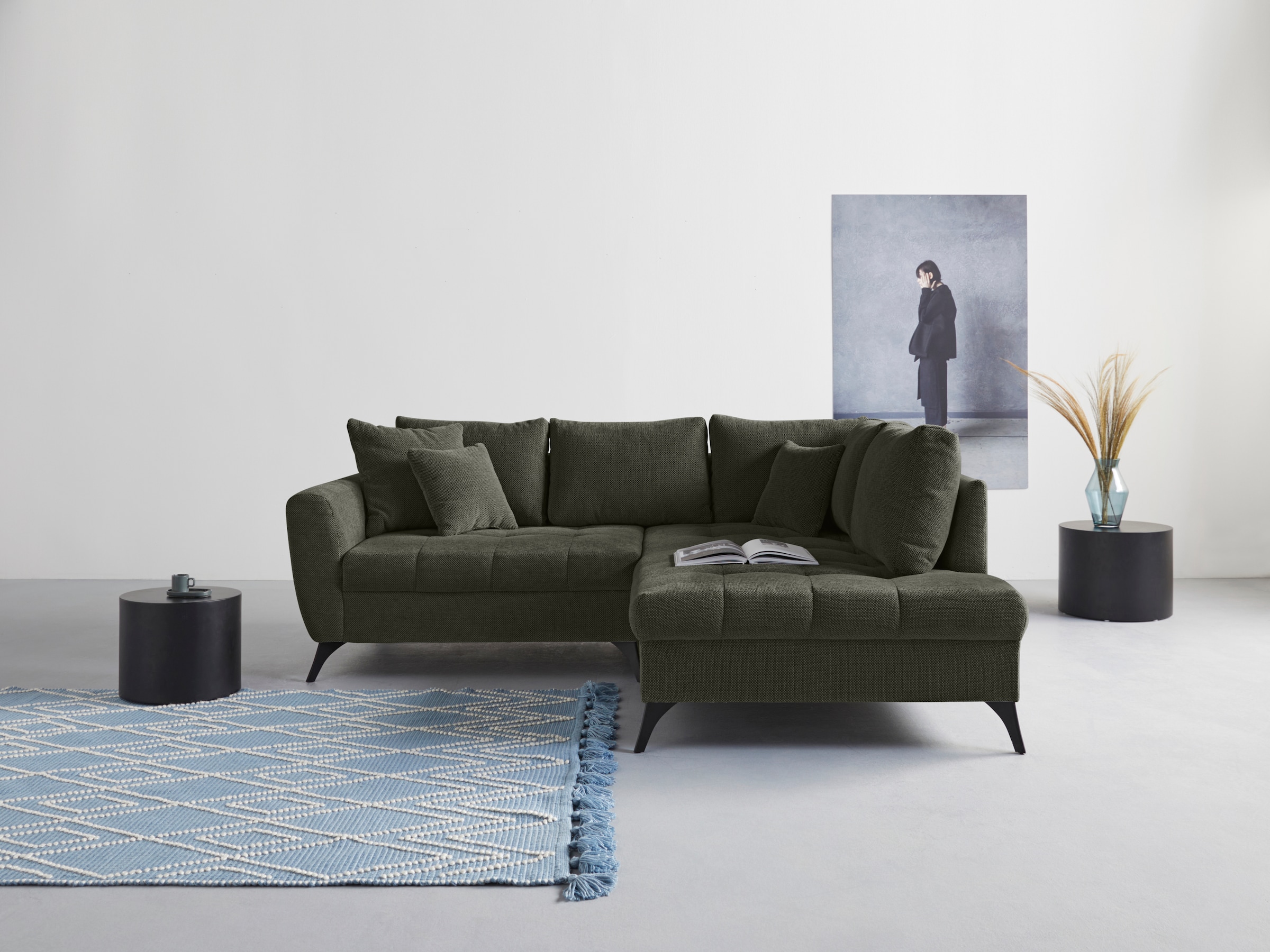 Ecksofa »Lörby L-Form«, Belastbarkeit bis 140kg pro Sitzplatz, auch mit Aqua clean-Bezug