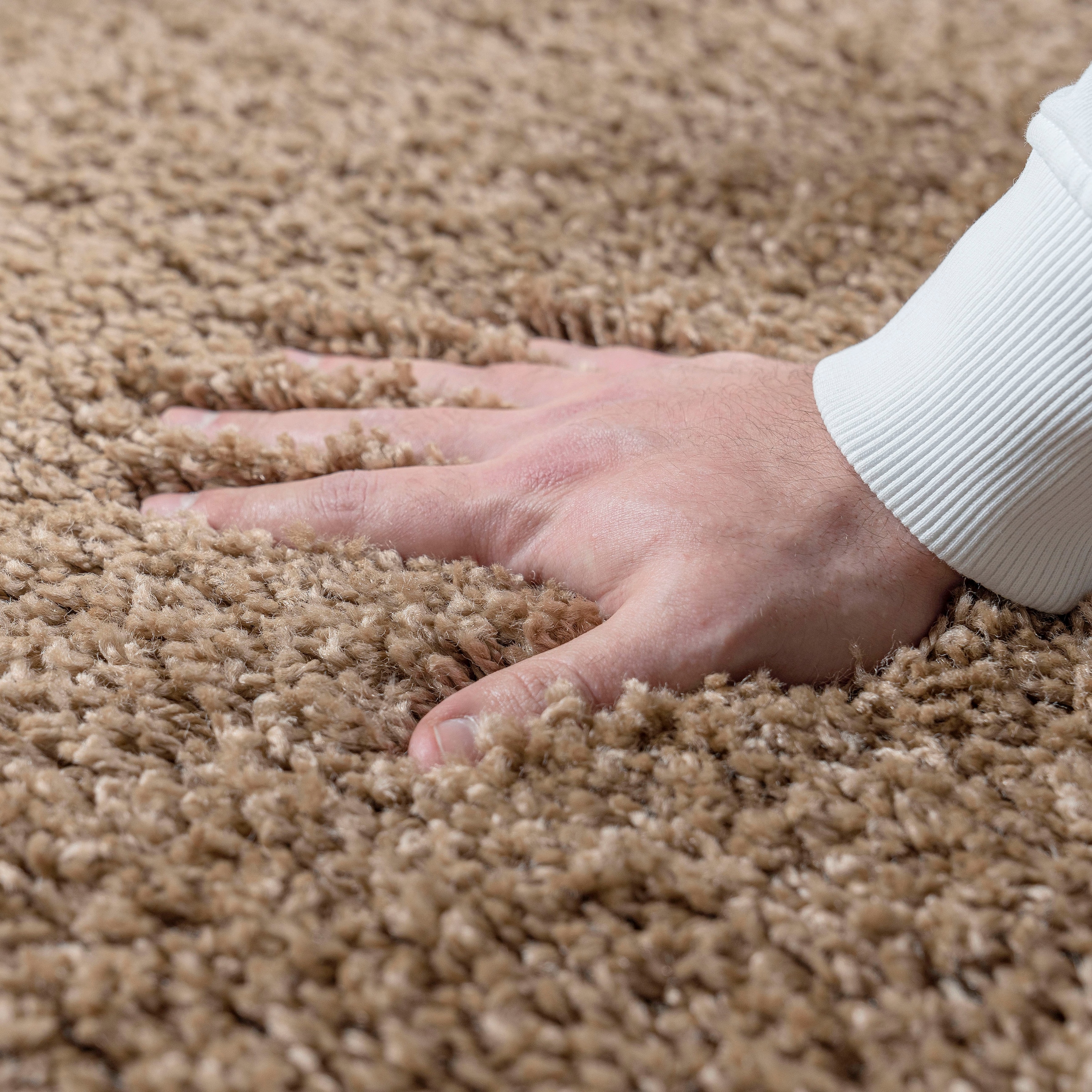 Bruno Banani Hochflor-Teppich »Shaggy Soft« rechteckig 30 mm Höhe gewebt, Uni Farben, besonders weich und kuschelig, Kundenliebling
