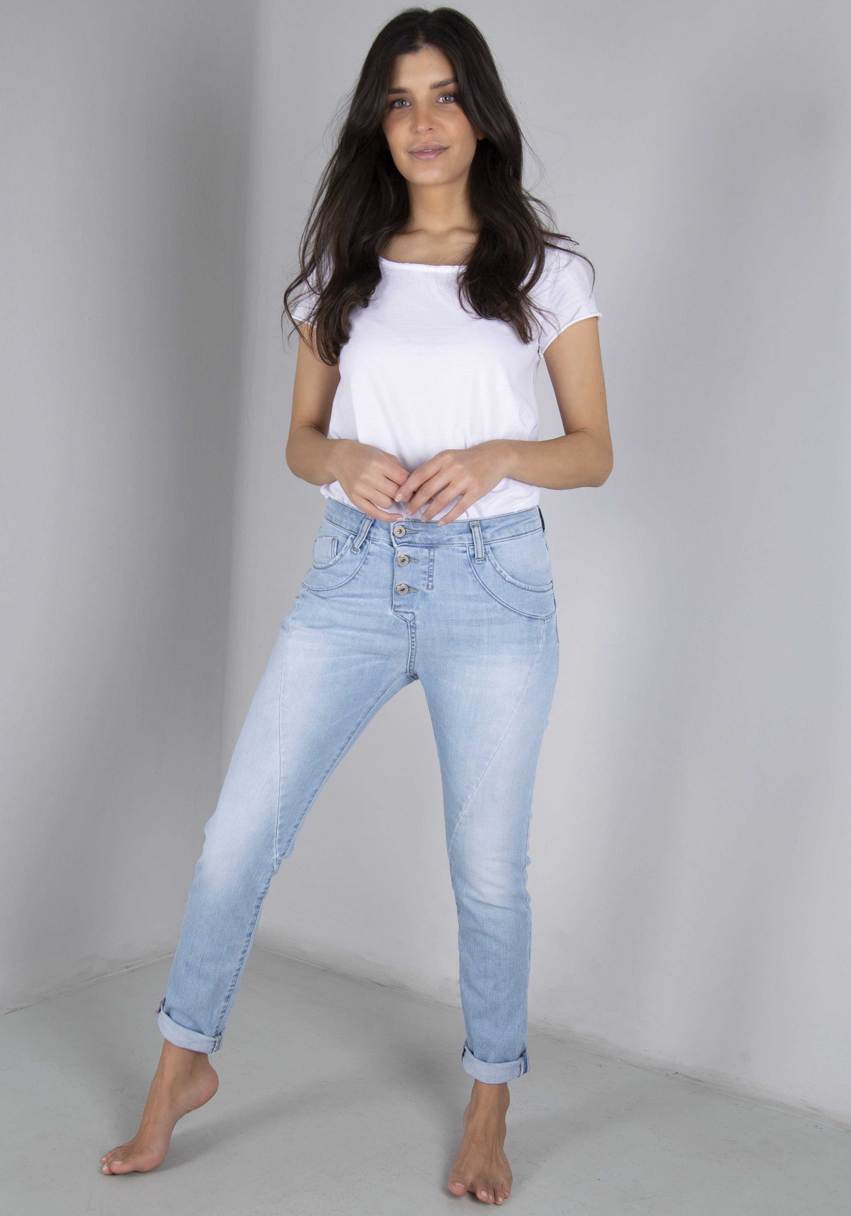 Boyfriend-Jeans »P78A«, Original Boyfriend-Cut