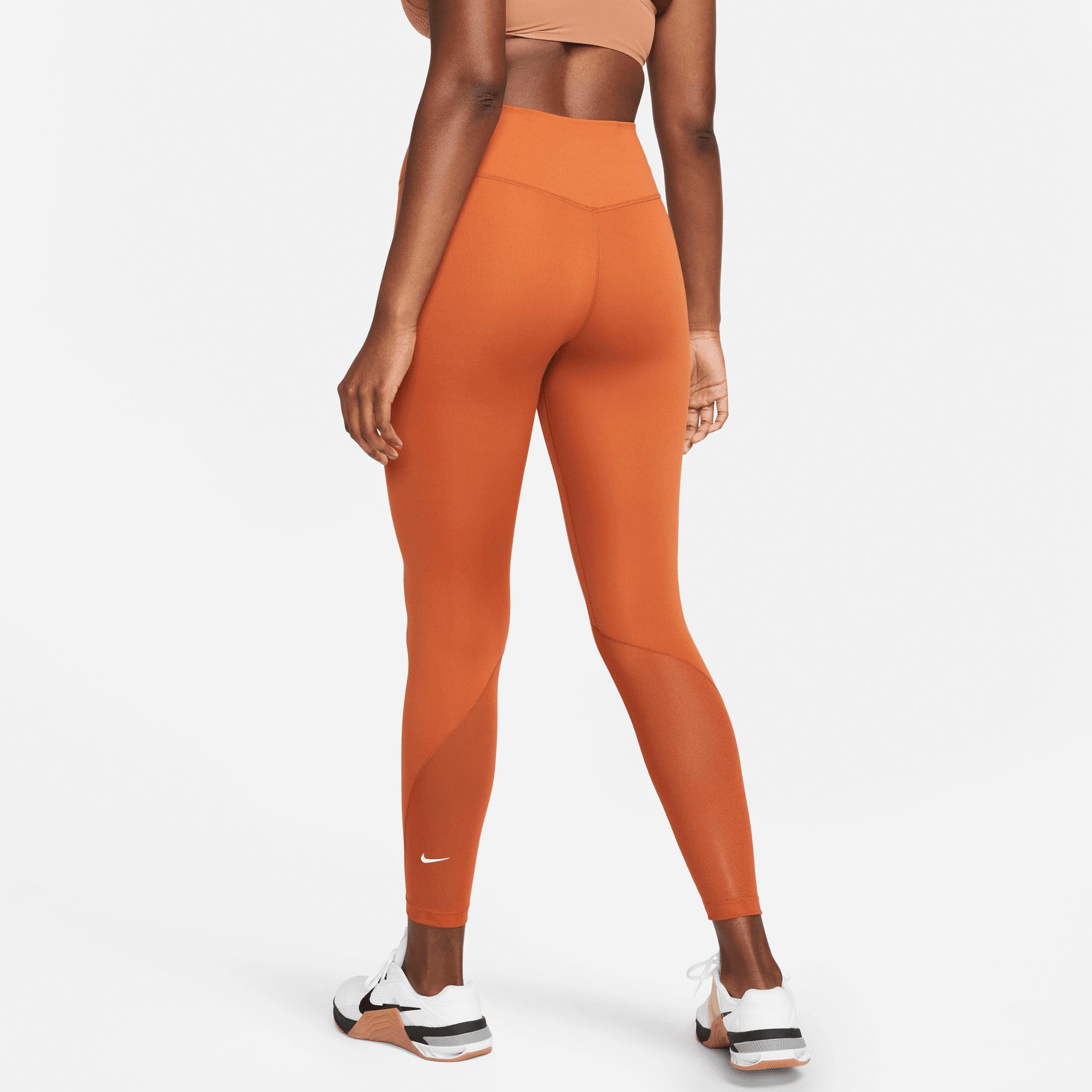 Nike Trainingstights »ONE WOMEN'S MID-RISE / MESH-PANELED LEGGINGS«