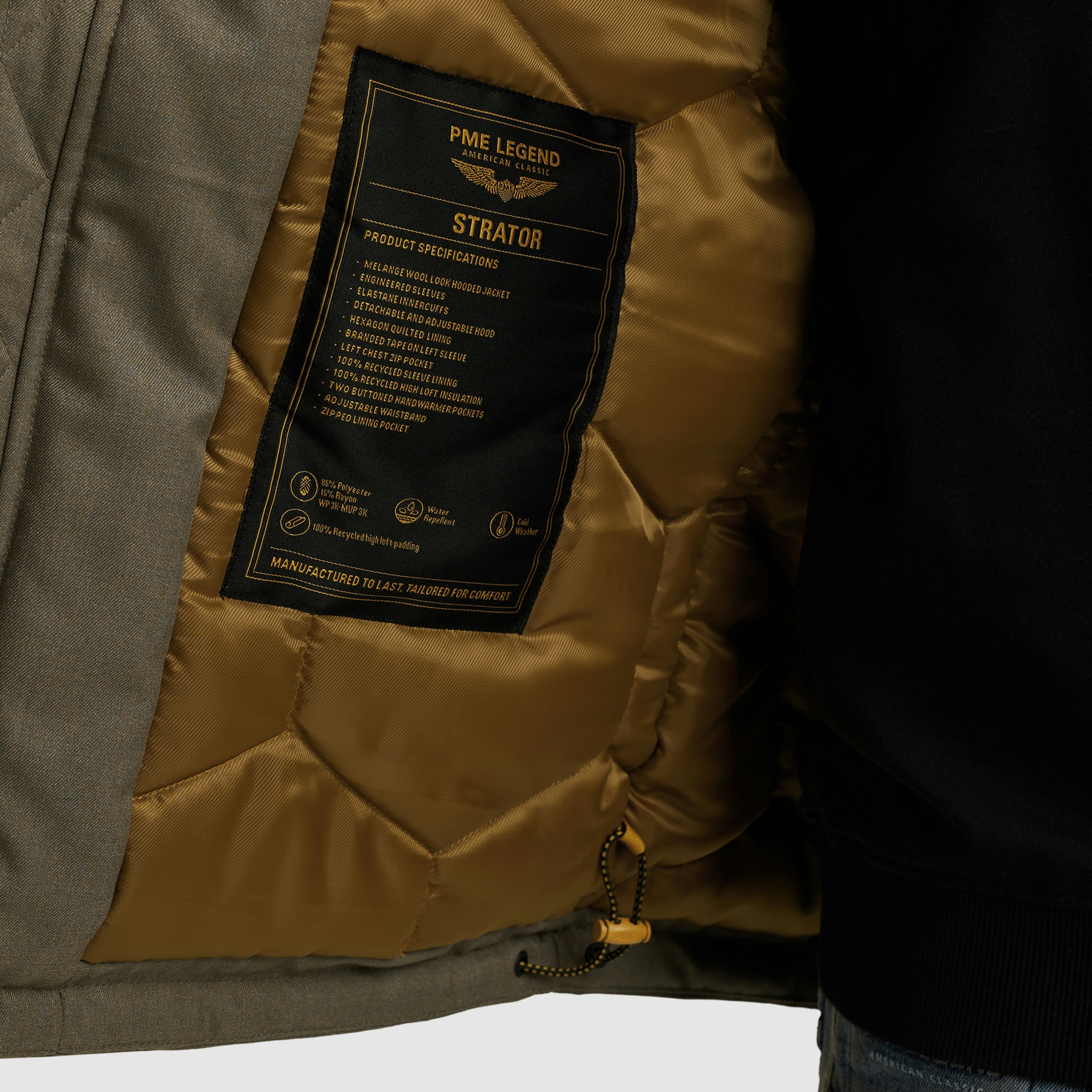 PME LEGEND Winterjacke »STRATOR« mit Kapuze Wasserabweisendes Material