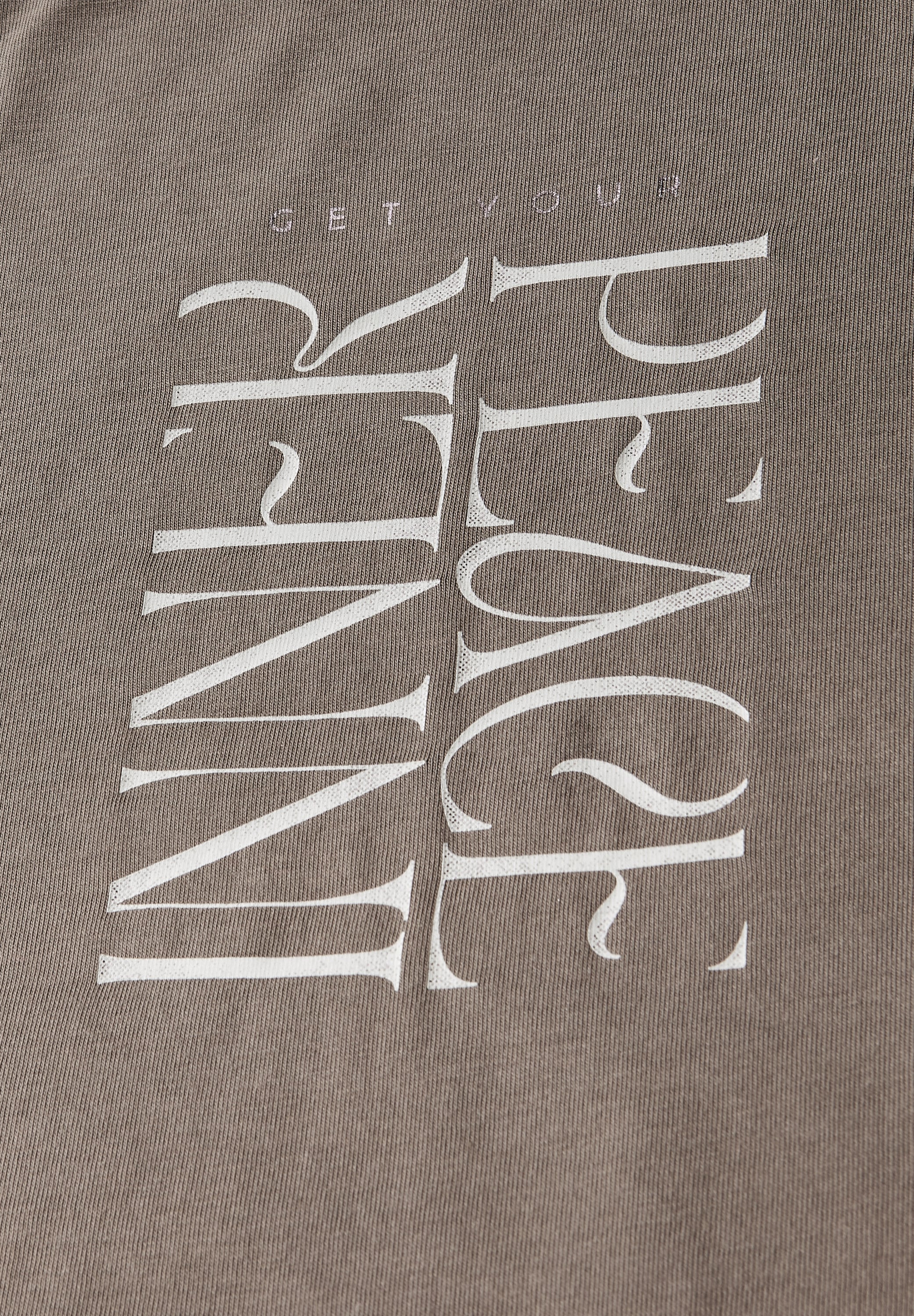 STREET ONE Shirttop mit Wording Print