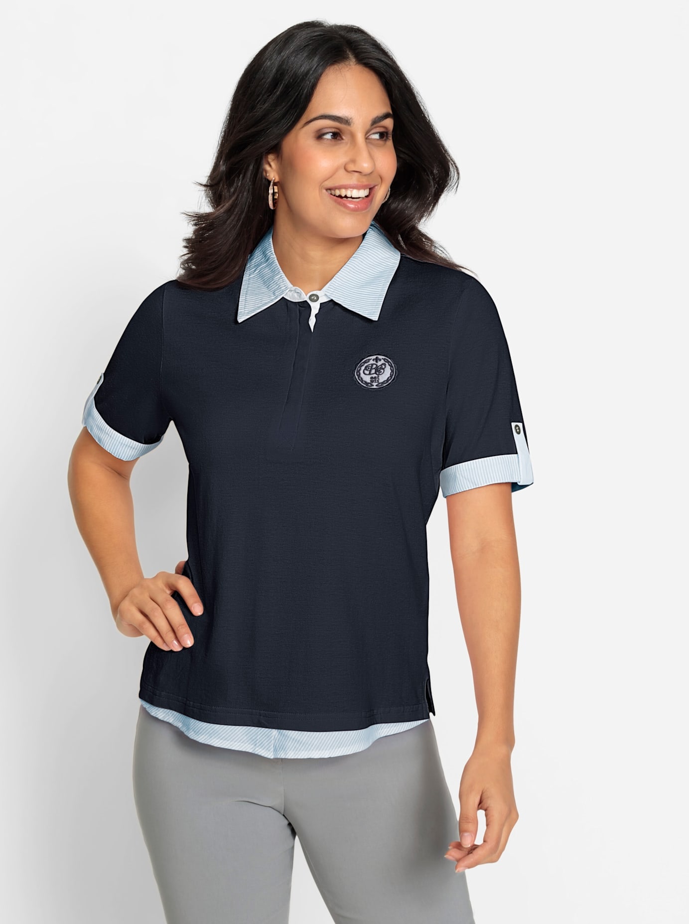 Inspirationen Poloshirt »Poloshirt«, (1 tlg.)