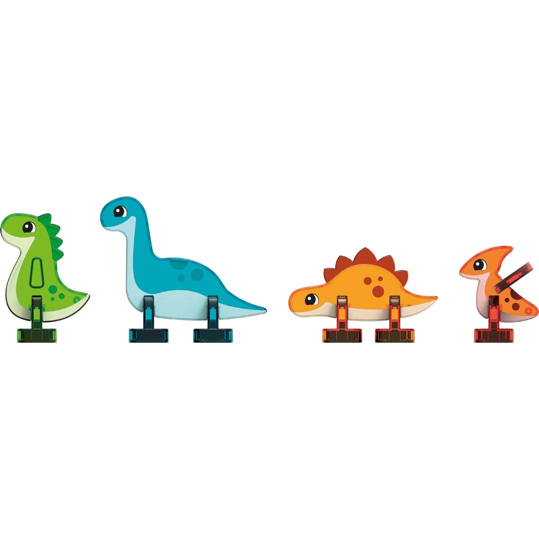 Geomag™ Magnetspielbausteine »Magnetic Tiles Dino World (4221)«