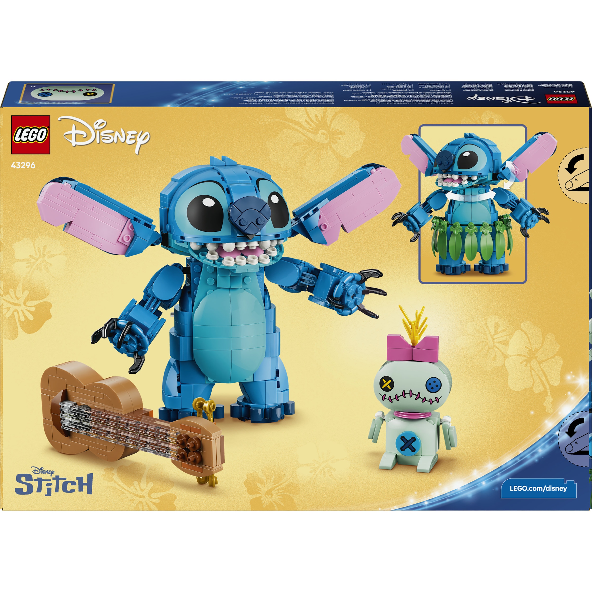 LEGO® Konstruktionsspielsteine »Stitch und Scrump (43296), LEGO Disney Classic« Made in Europe
