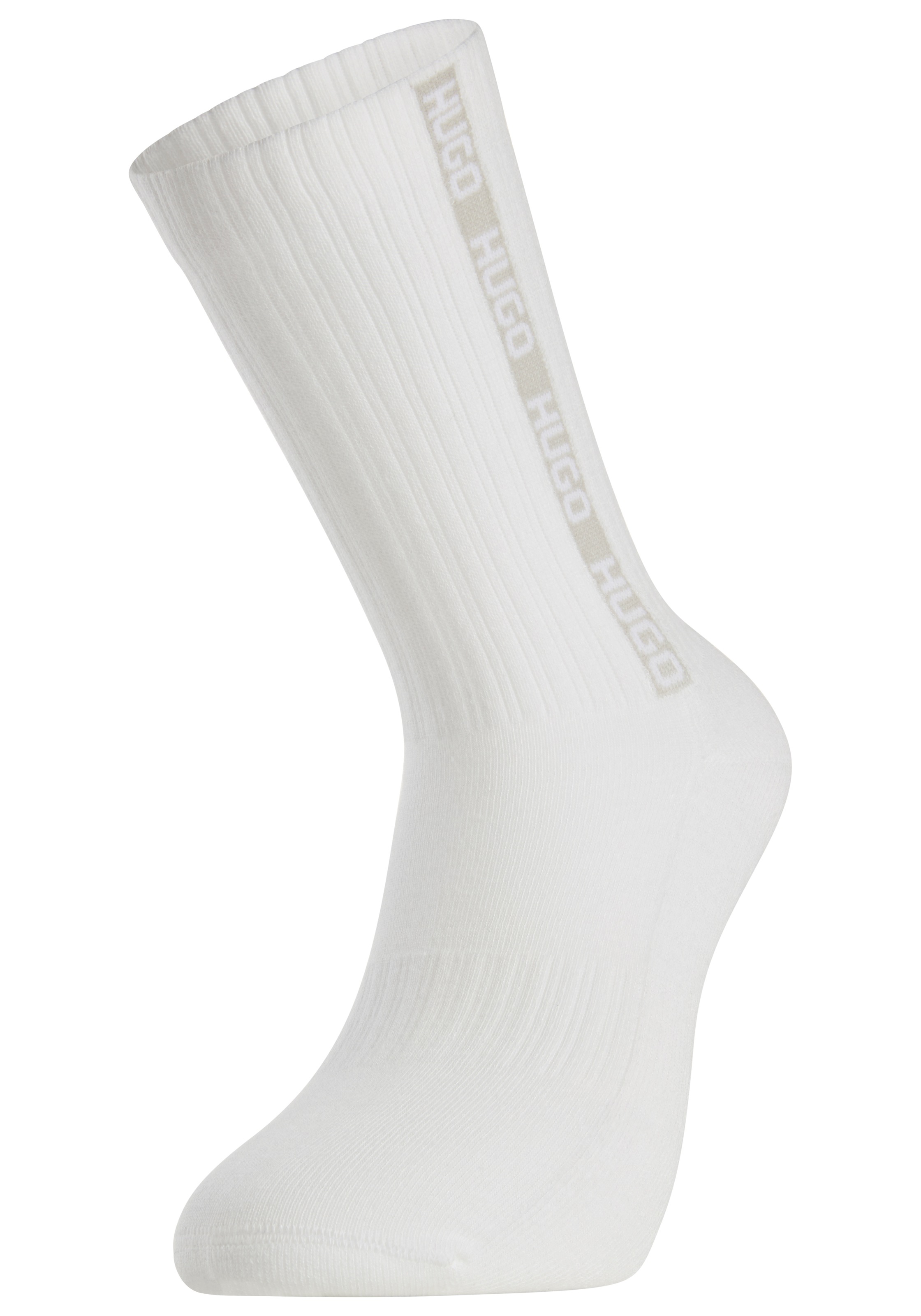 HUGO Underwear Basicsocken »3P QS RIB TAPE MD«, mit Rippdetails