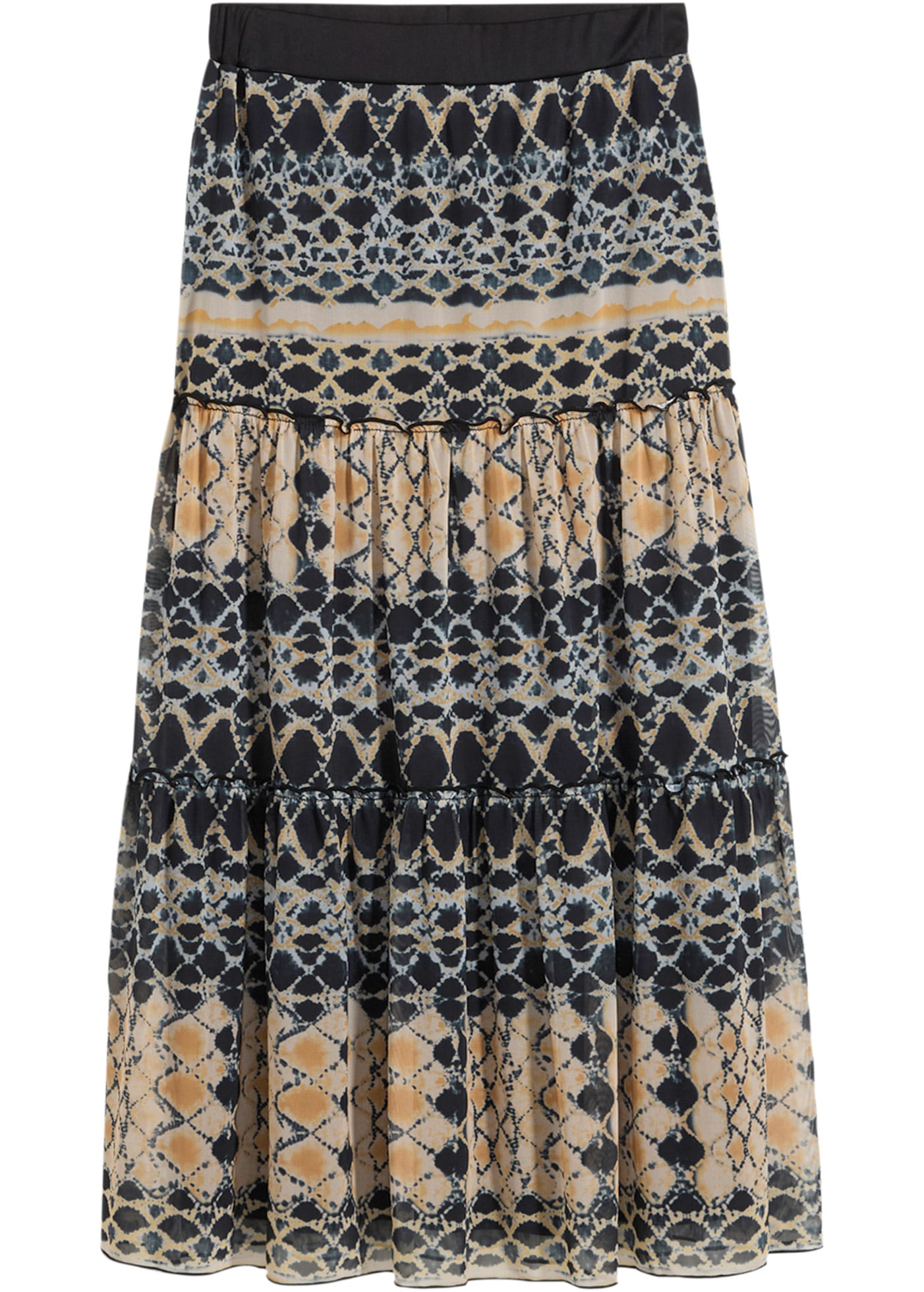 bonprix Stufenrock »Stufenrock« Stufenrock, mit grafischem Muster