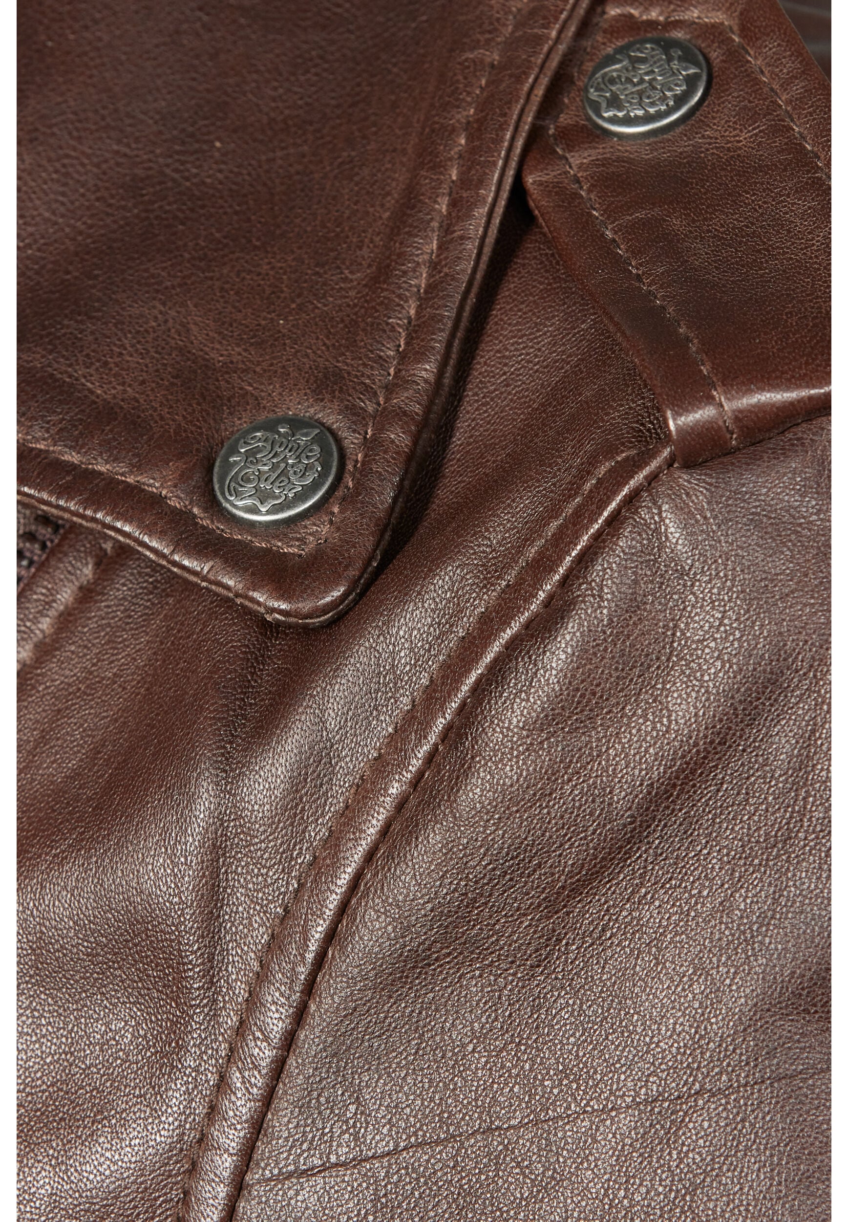 Apple of Eden Lederjacke »Apple of Eden Lederjacke AOE-102« ohne Kapuze aus weichem Leder