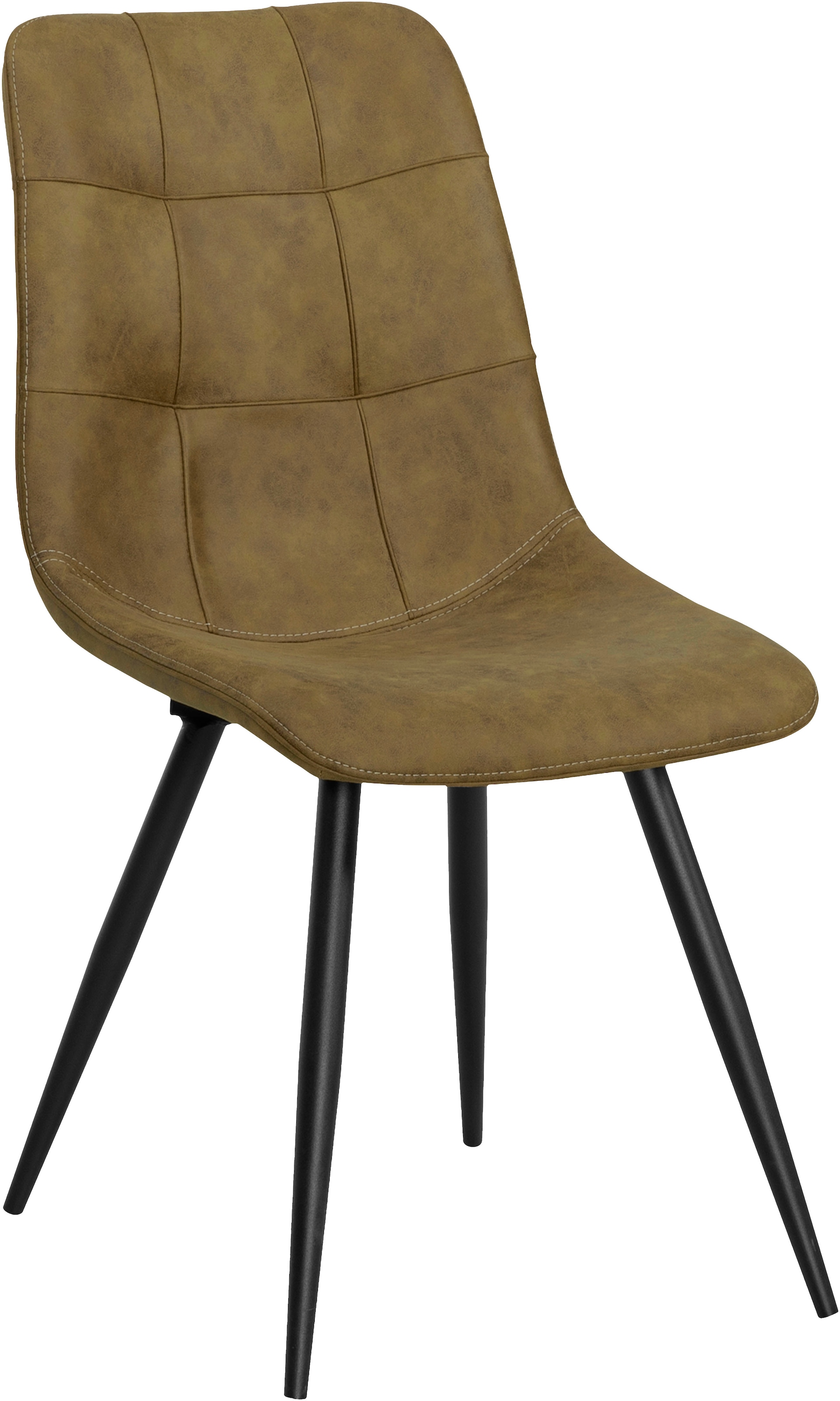 OMG Design Esszimmerstuhl »Peak« (Set) 1 Stk.moderne Sitzschale in Microfaser Lederoptik