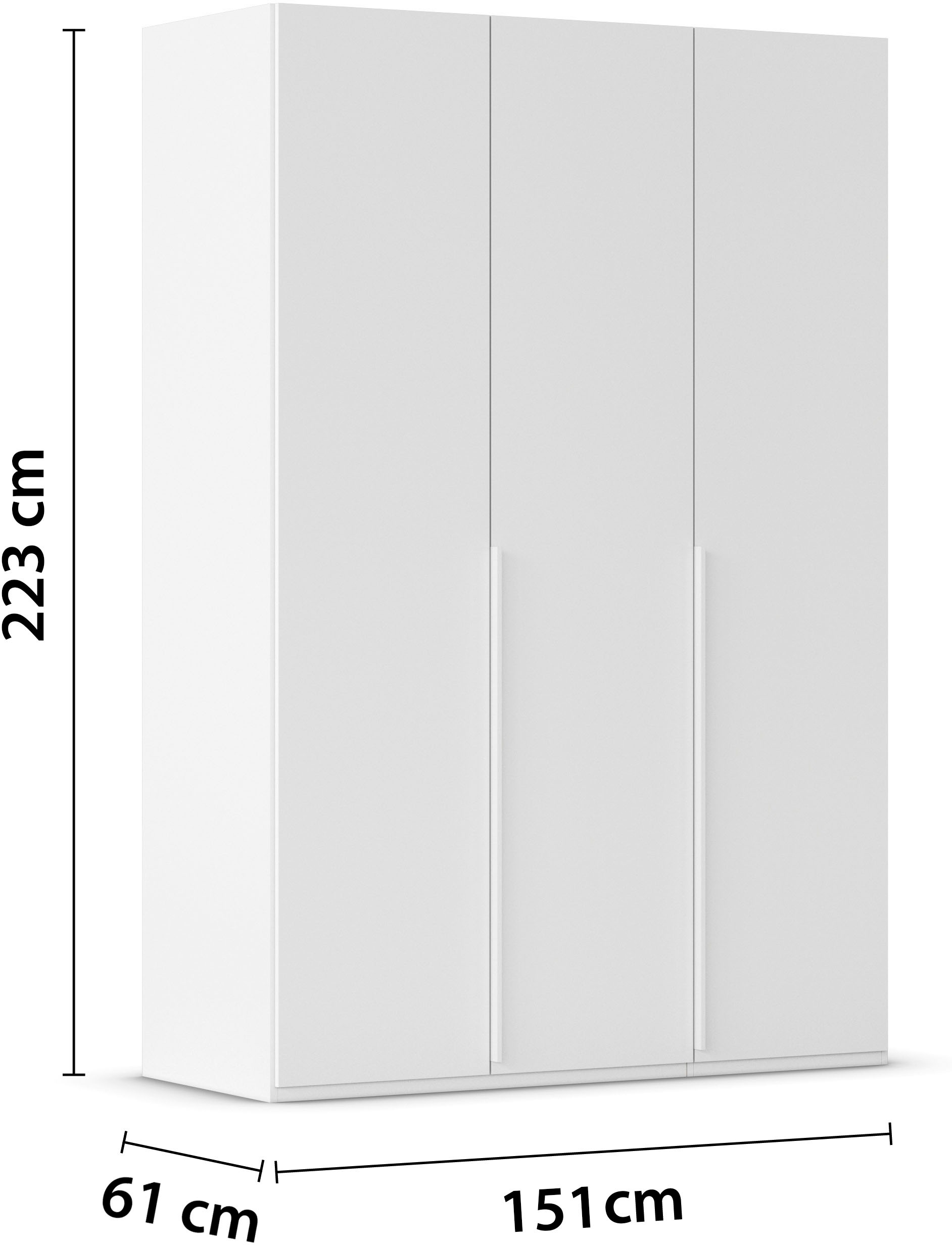 LeGer Home by Lena Gercke Kleiderschrank »Schrank Garderobe Ankleide Schlafzimmer Flur SERINA Eyecatcher«, (in 3 verschiedenen Ausstattungen BASIC/CLASSIC/PREMIUM), in 6 Breiten (101 - 401 cm) mit Front Glas oder Dekor MADE IN GERMANY