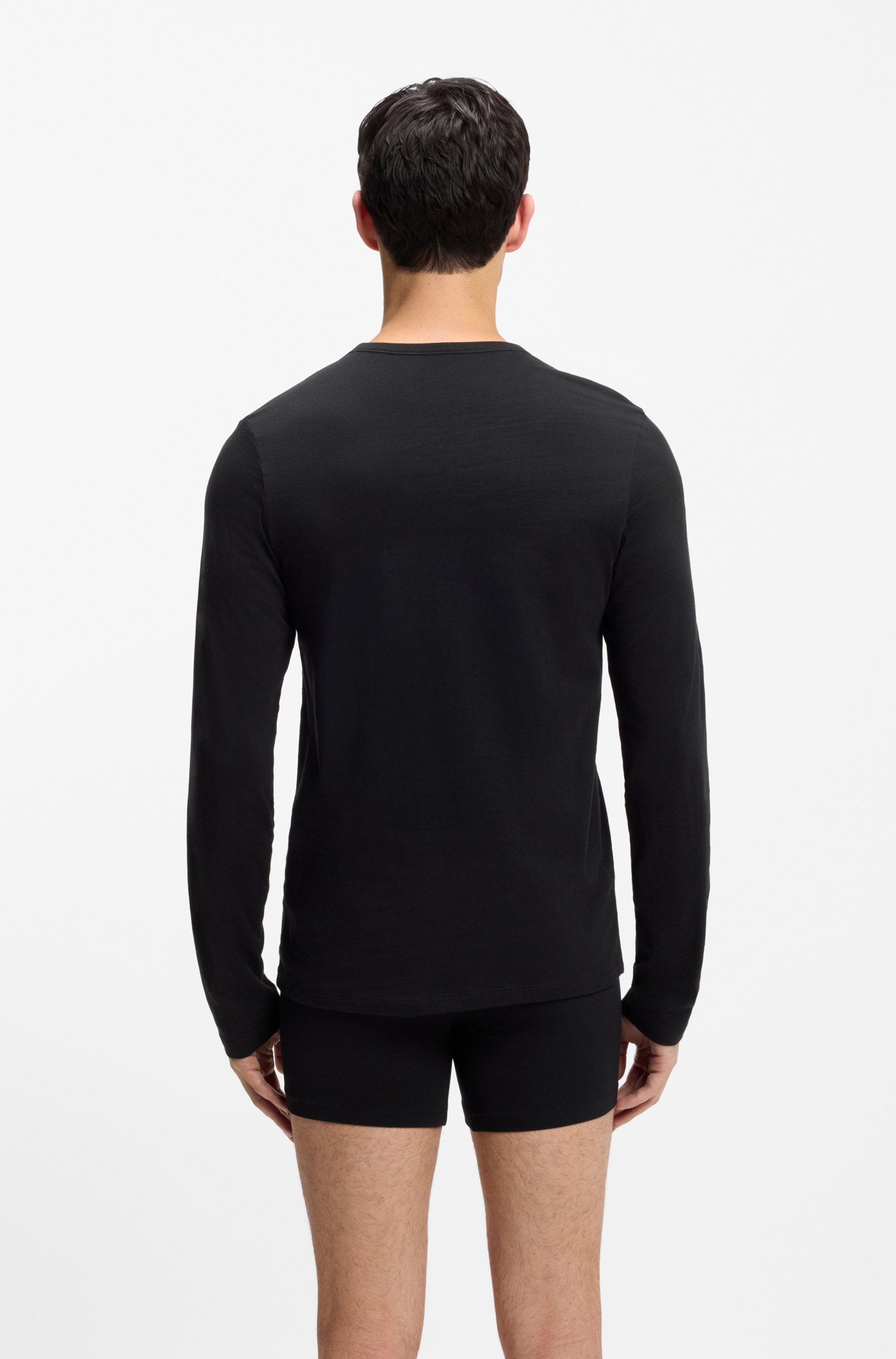 HUGO Underwear Langarmshirt »LS-SHIRT RN TRIPLET« Set, 3er Pack, 