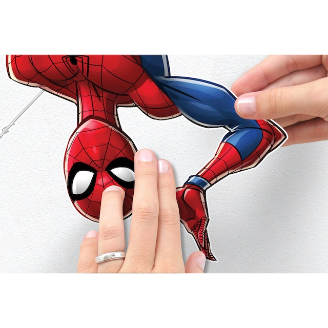 Komar Wandtattoo »Spider-Man Web Head«, (8 St.), 100x70 cm (Breite x Höhe), selbstklebendes  Wandtattoo online kaufen | mit 3 Jahren XXL Garantie
