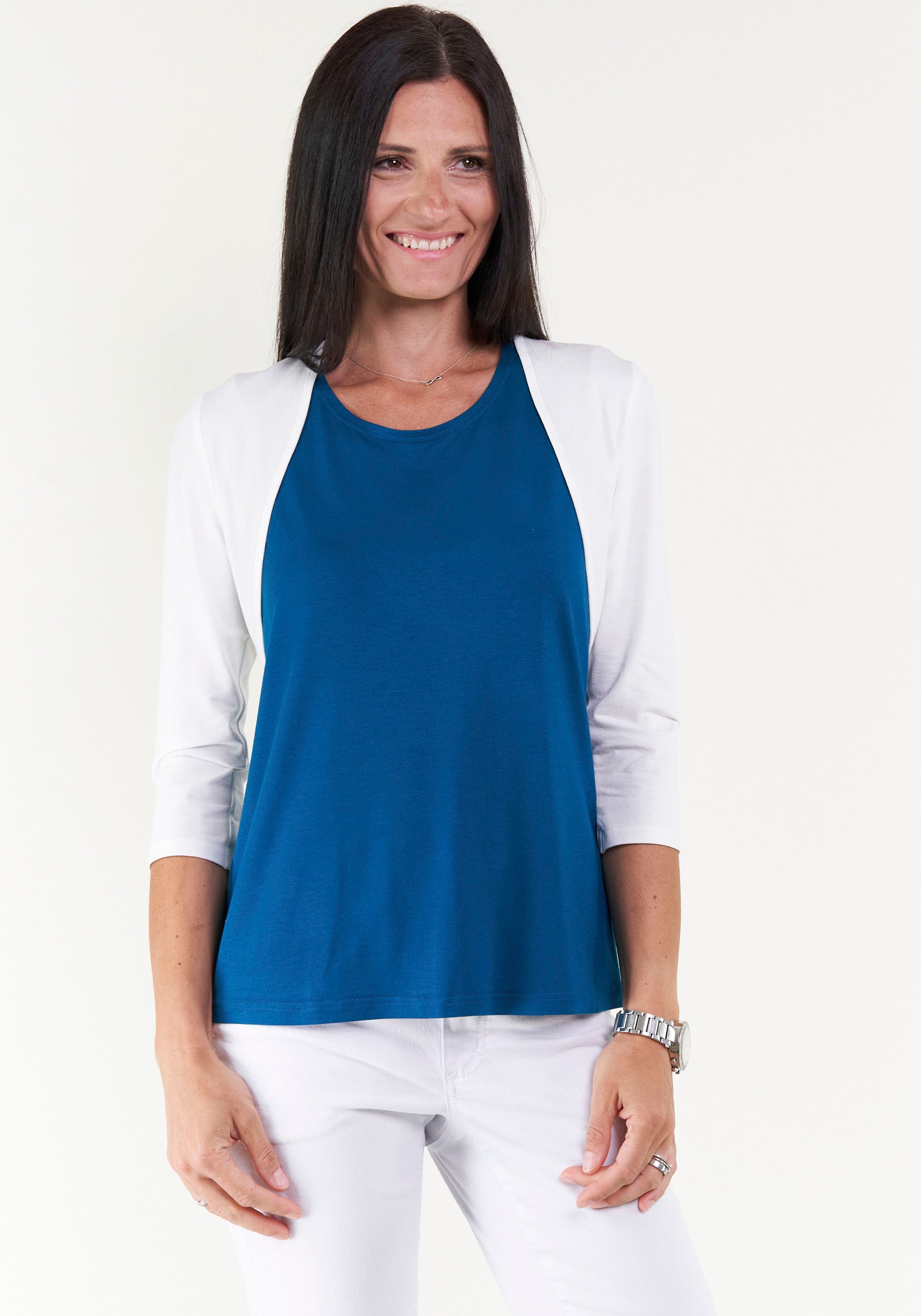 Seidel Moden T-Shirt mit Kappenärmel, MADE IN GERMANY