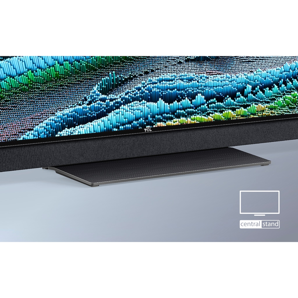 TCL QLED Mini LED-Fernseher »65X925X1«, 164 cm/65 Zoll, 8K, Google TV, integrierte ONKYO 2.1 Soundbar, rahmenloses Metallgehäuse