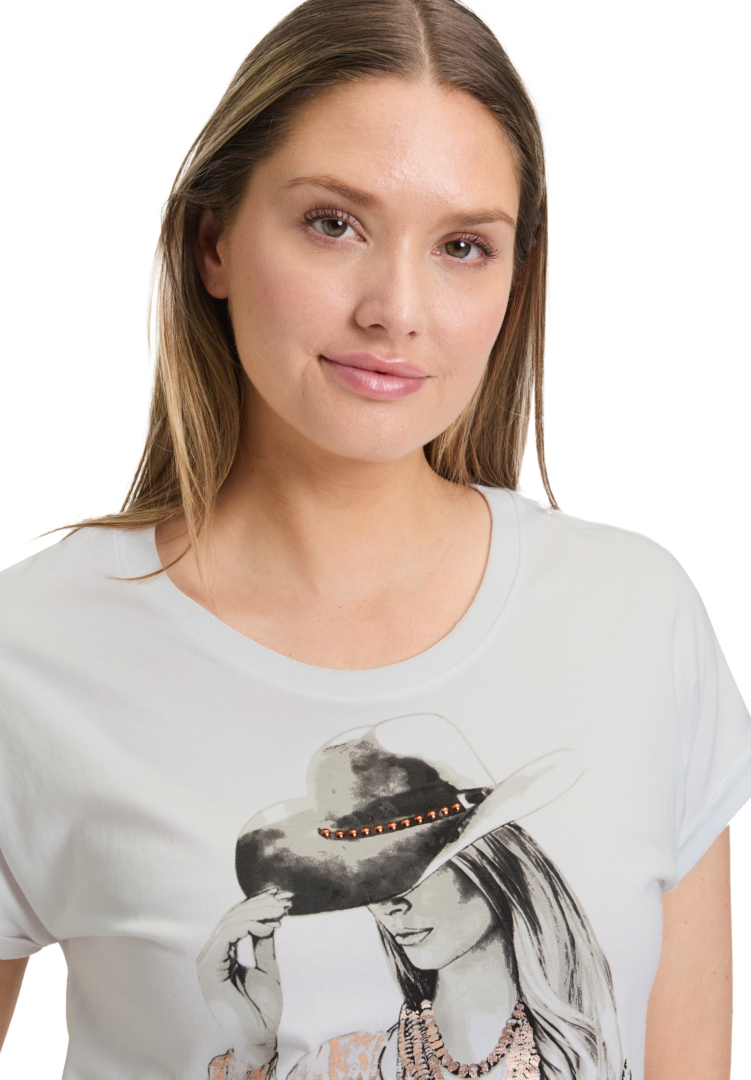 Betty Barclay Kurzarmshirt »Casual-Shirt mit Ärmelaufschlag«